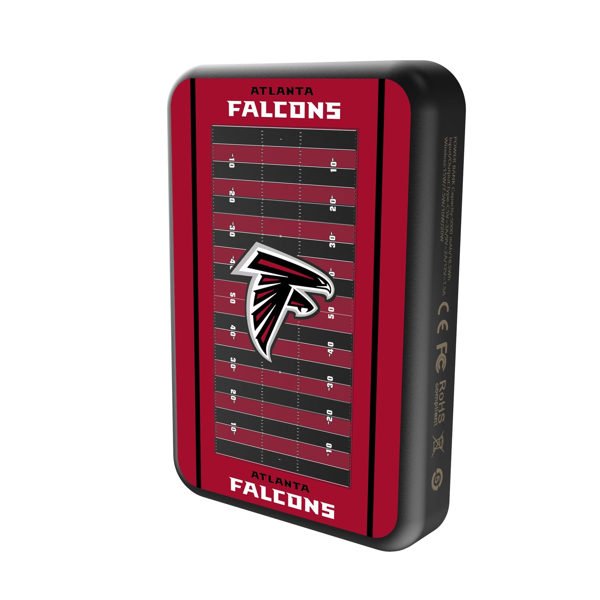 Atlanta Falcons Field Wireless Mag Power Bank 2