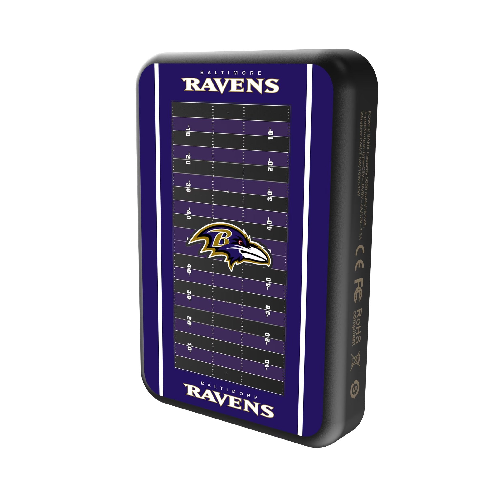 Baltimore Ravens Field Wireless Mag Power Bank 2