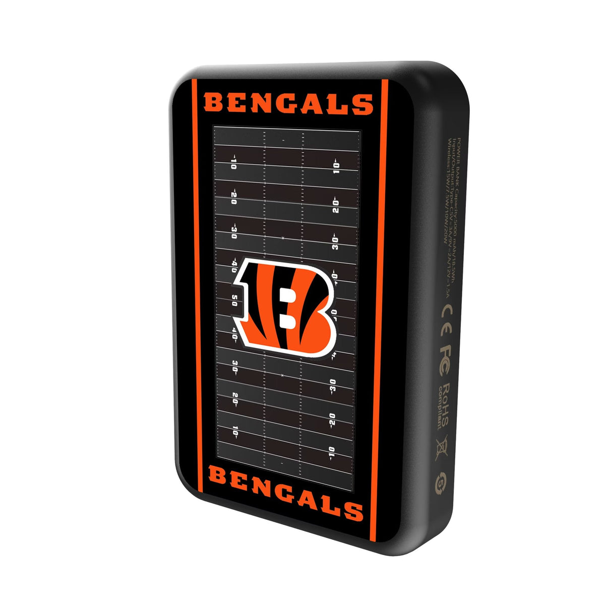 Cincinnati Bengals Field Wireless Mag Power Bank 2