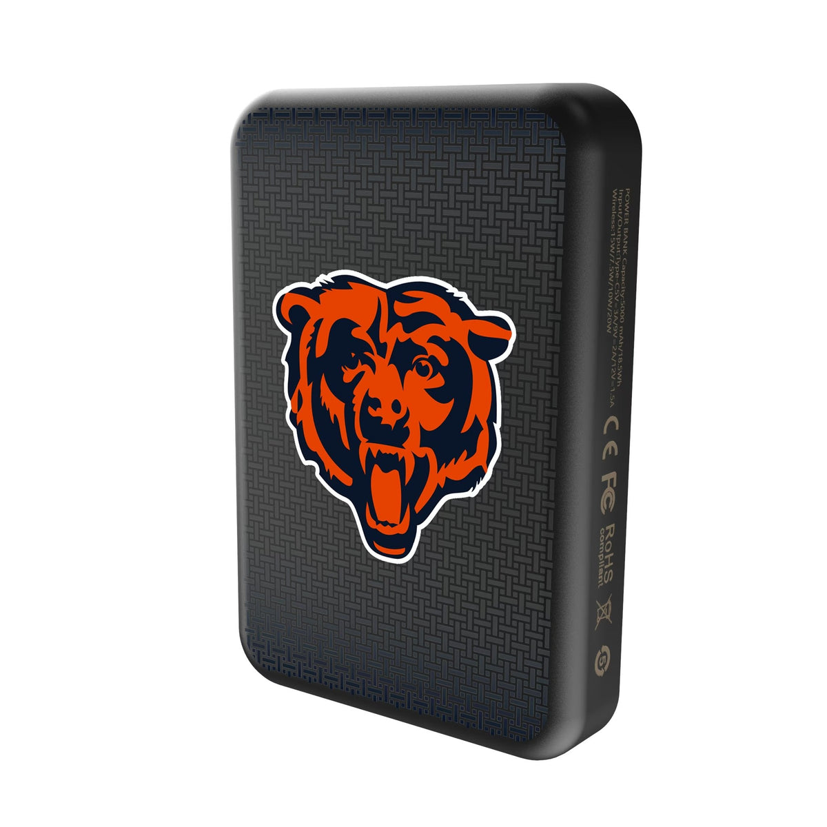 Chicago Bears Linen Wireless Mag Power Bank 2