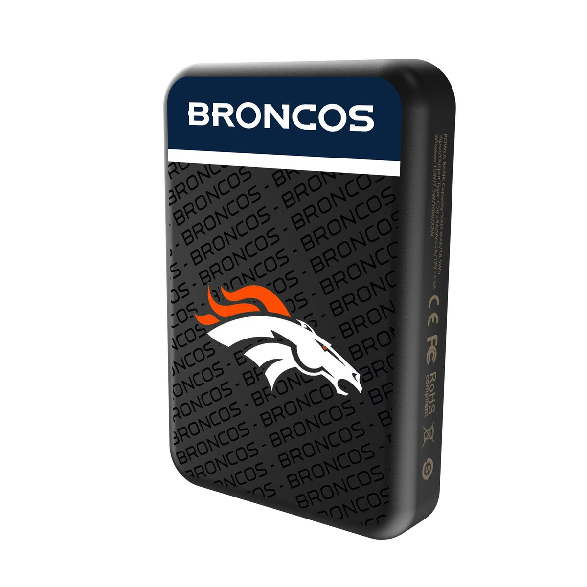 Denver Broncos Endzone Plus Wireless Mag Power Bank 2