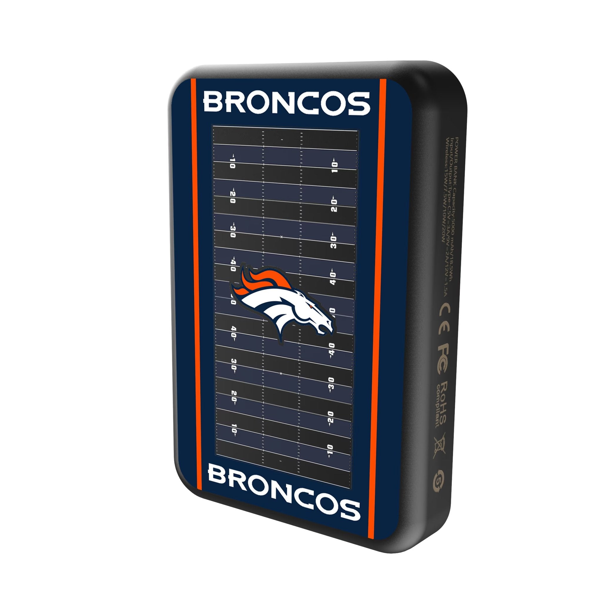 Denver Broncos Field Wireless Mag Power Bank 2