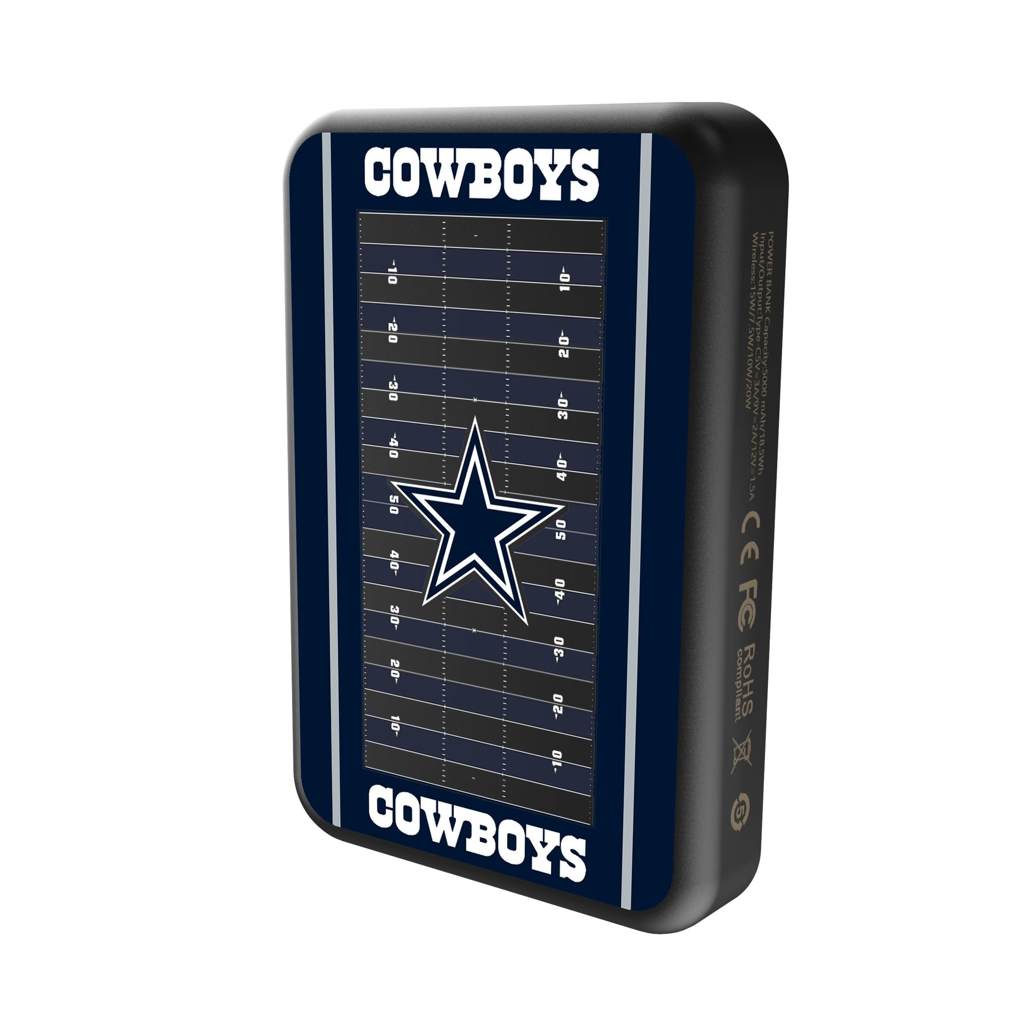 Dallas Cowboys Field Wireless Mag Power Bank 2