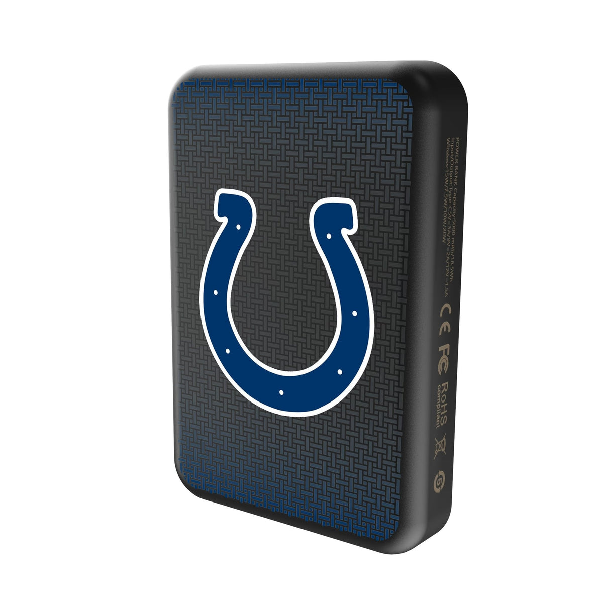 Indianapolis Colts Linen Wireless Mag Power Bank 2