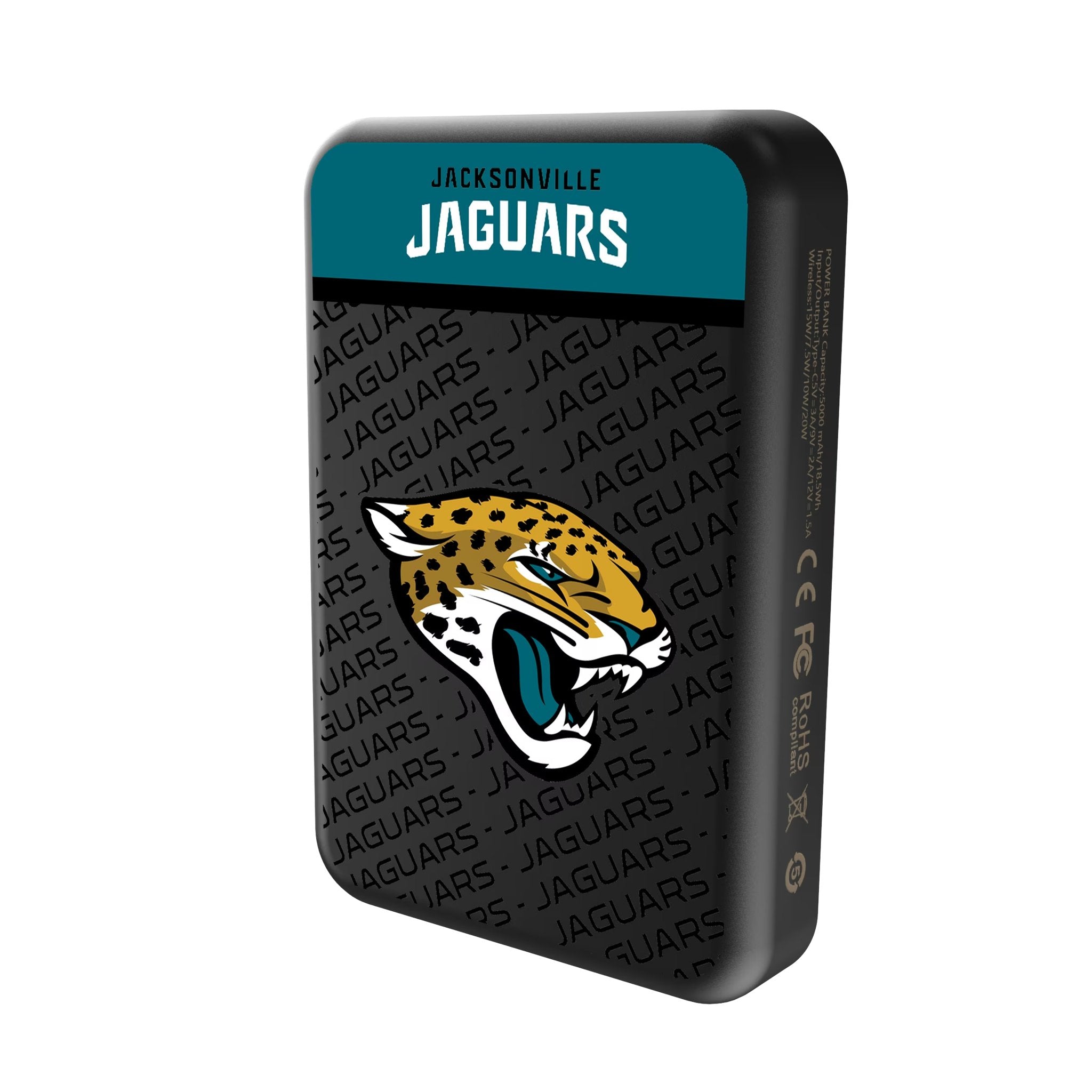 Jacksonville Jaguars Endzone Plus Wireless Mag Power Bank 2