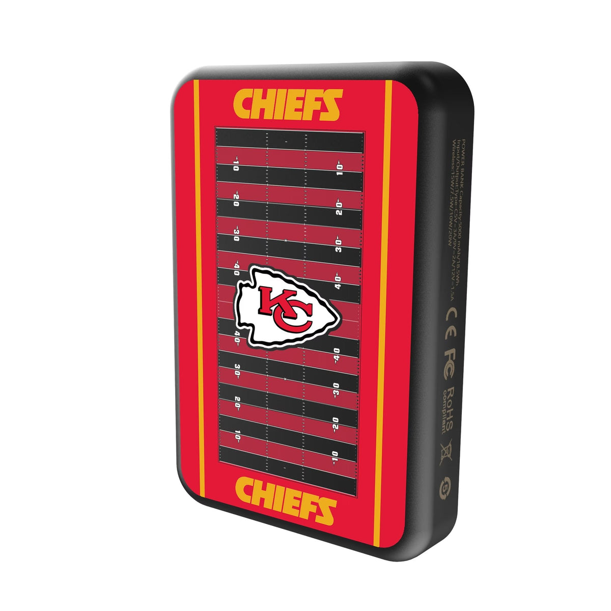 Kansas City Chiefs Field Wireless Mag Power Bank