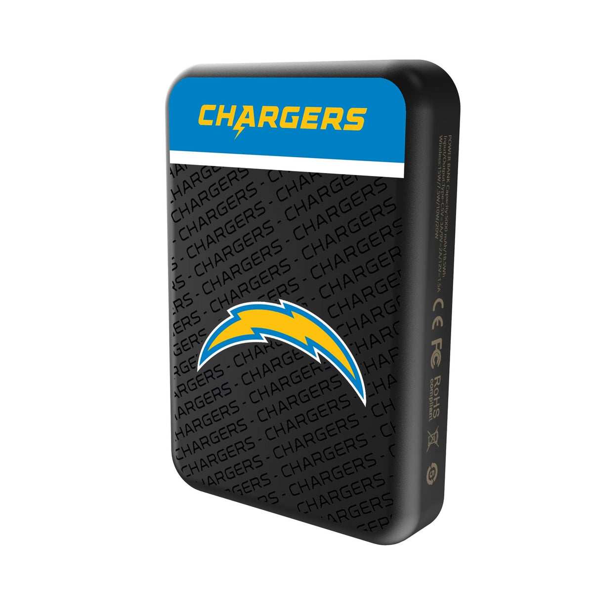 Los Angeles Chargers Endzone Plus Wireless Mag Power Bank 2
