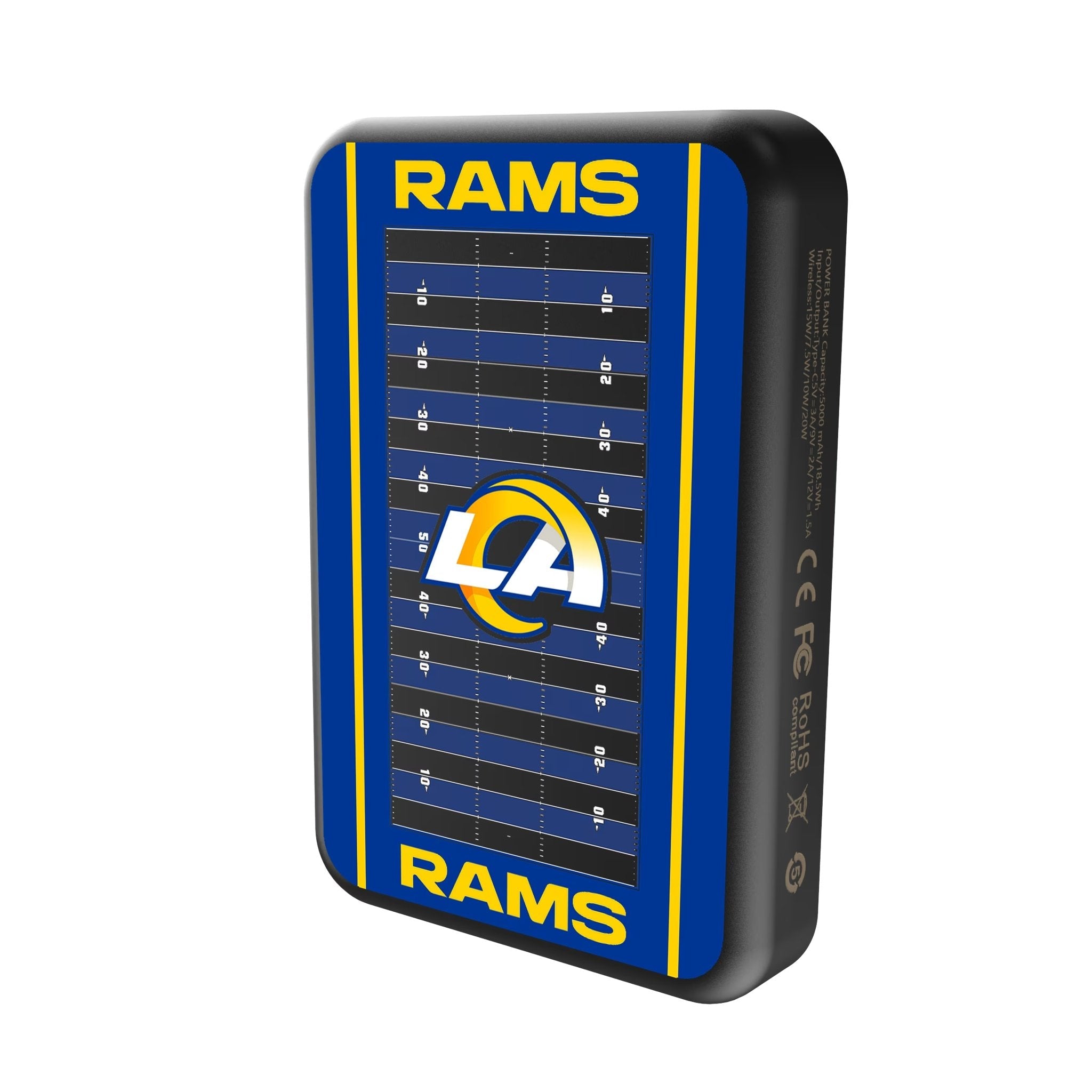 Los Angeles Rams Field Wireless Mag Power Bank 2