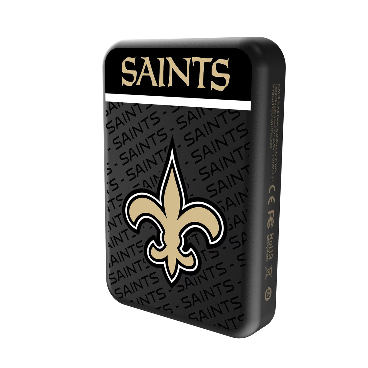 New Orleans Saints Endzone Plus Wireless Mag Power Bank 2
