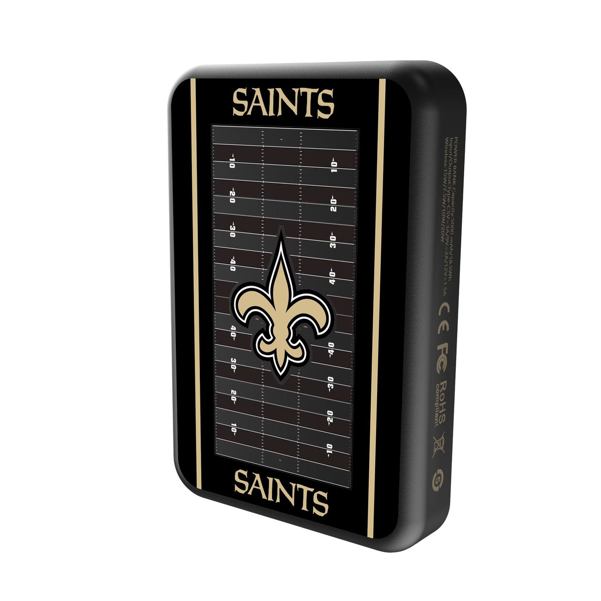 New Orleans Saints Field Wireless Mag Power Bank 2