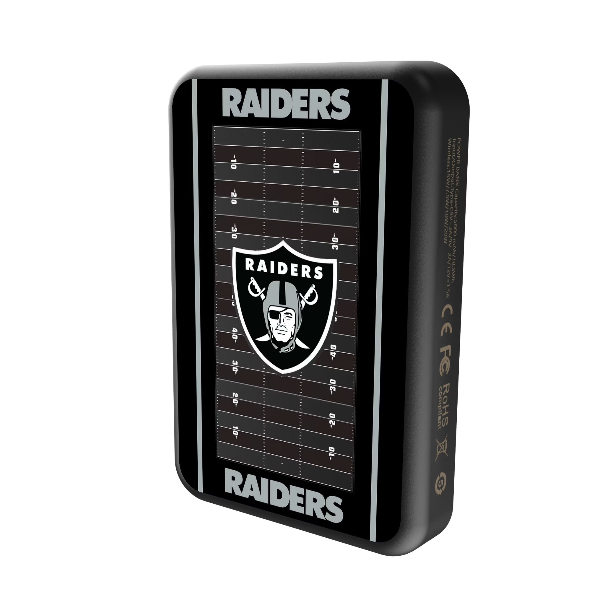 Las Vegas Raiders Field Wireless Mag Power Bank 2