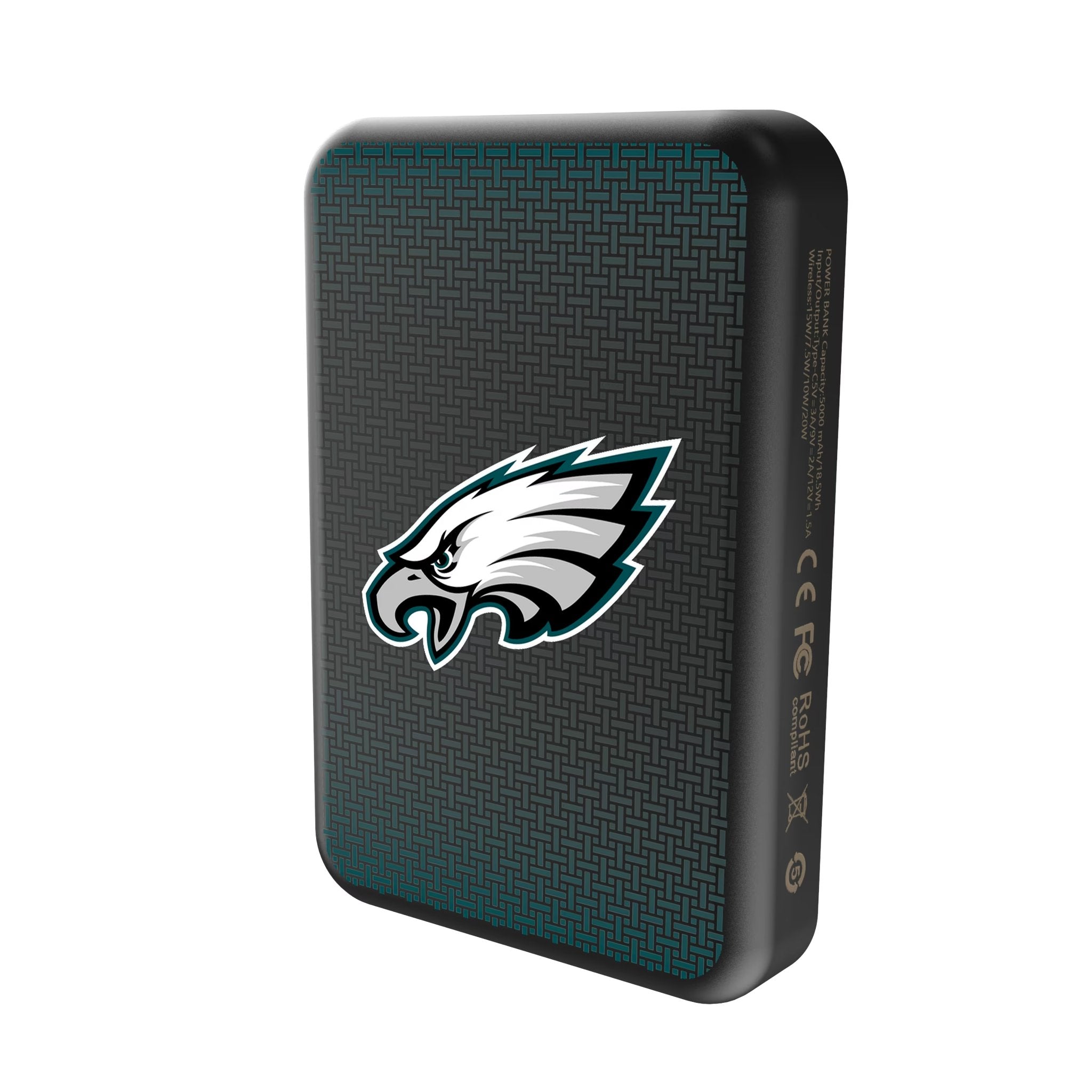 Philadelphia Eagles Linen Wireless Mag Power Bank 2