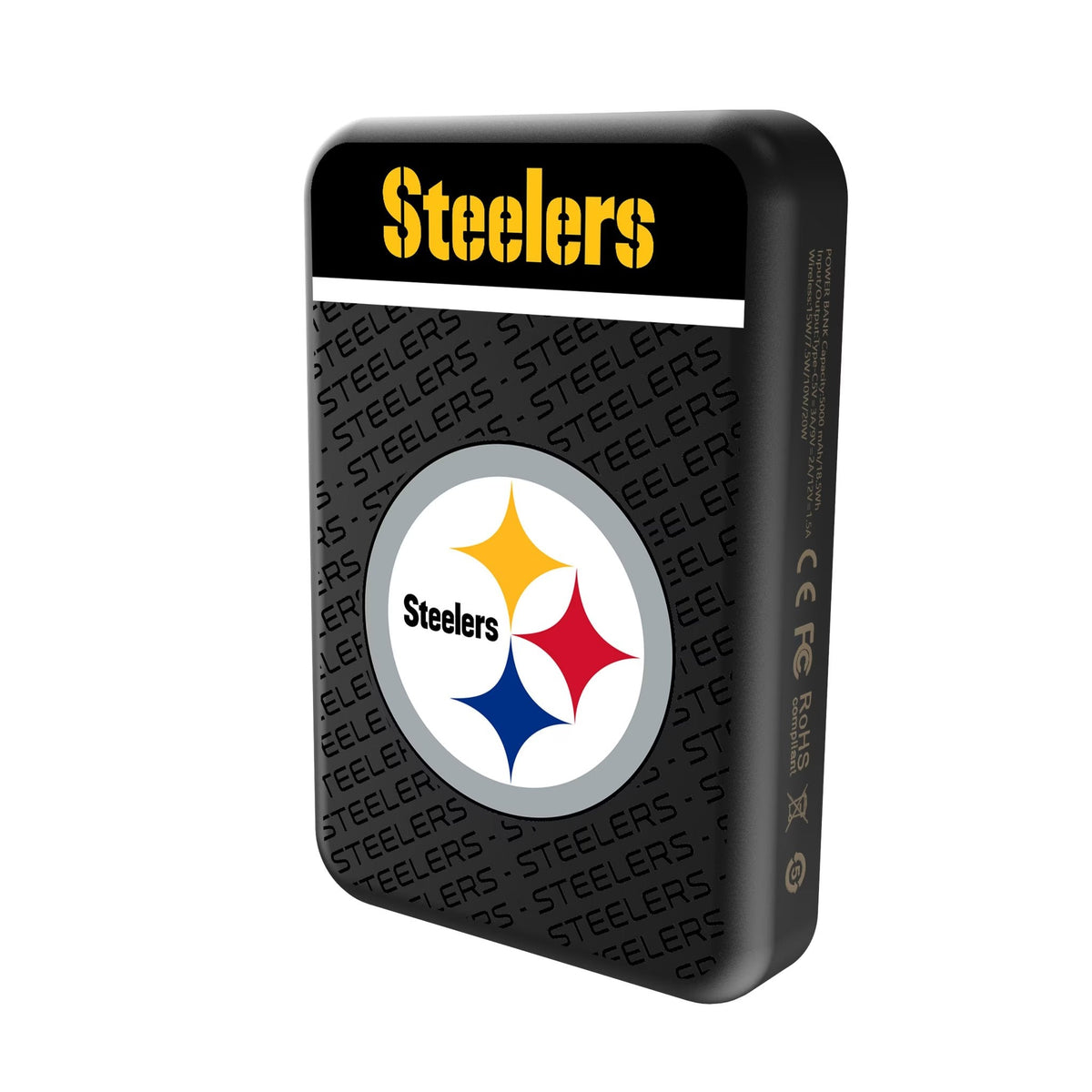 Pittsburgh Steelers Endzone Plus Wireless Mag Power Bank