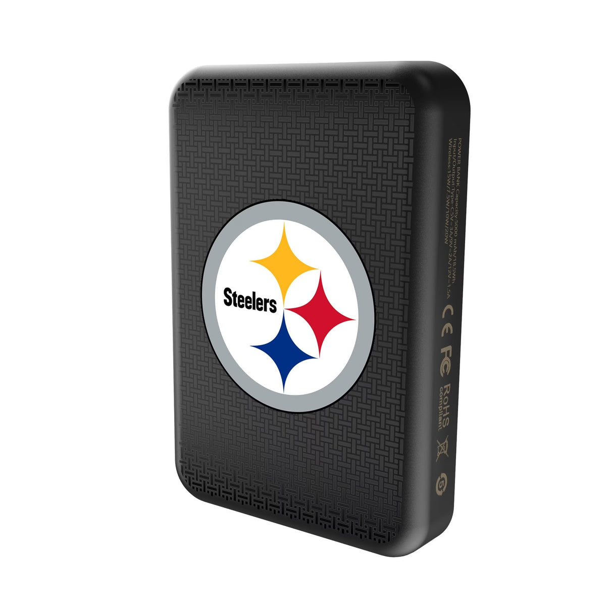 Pittsburgh Steelers Linen Wireless Mag Power Bank