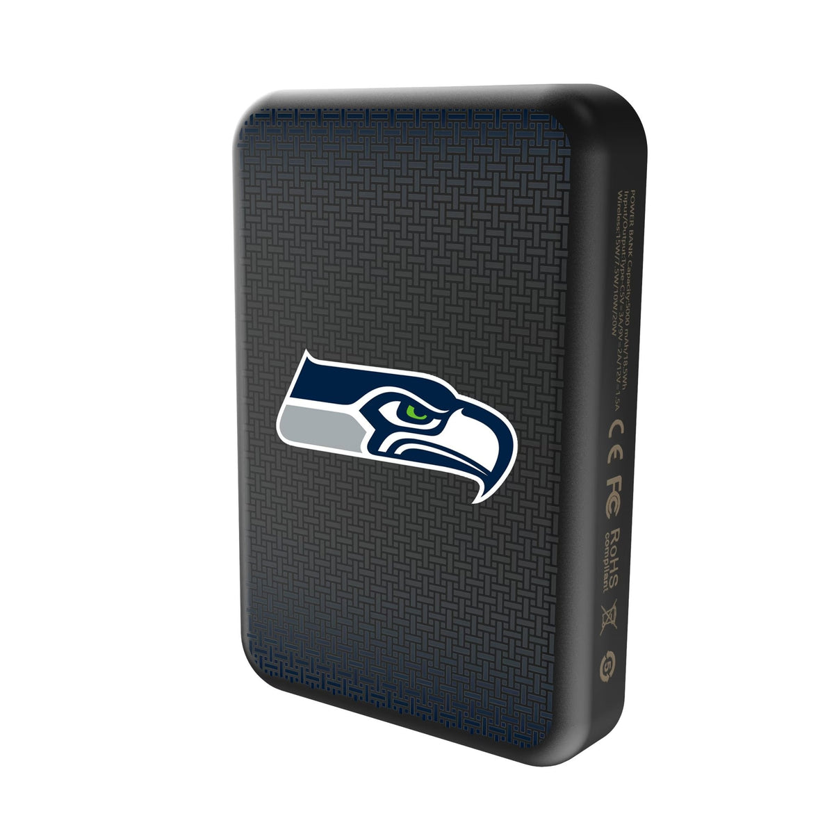 Seattle Seahawks Linen Wireless Mag Power Bank