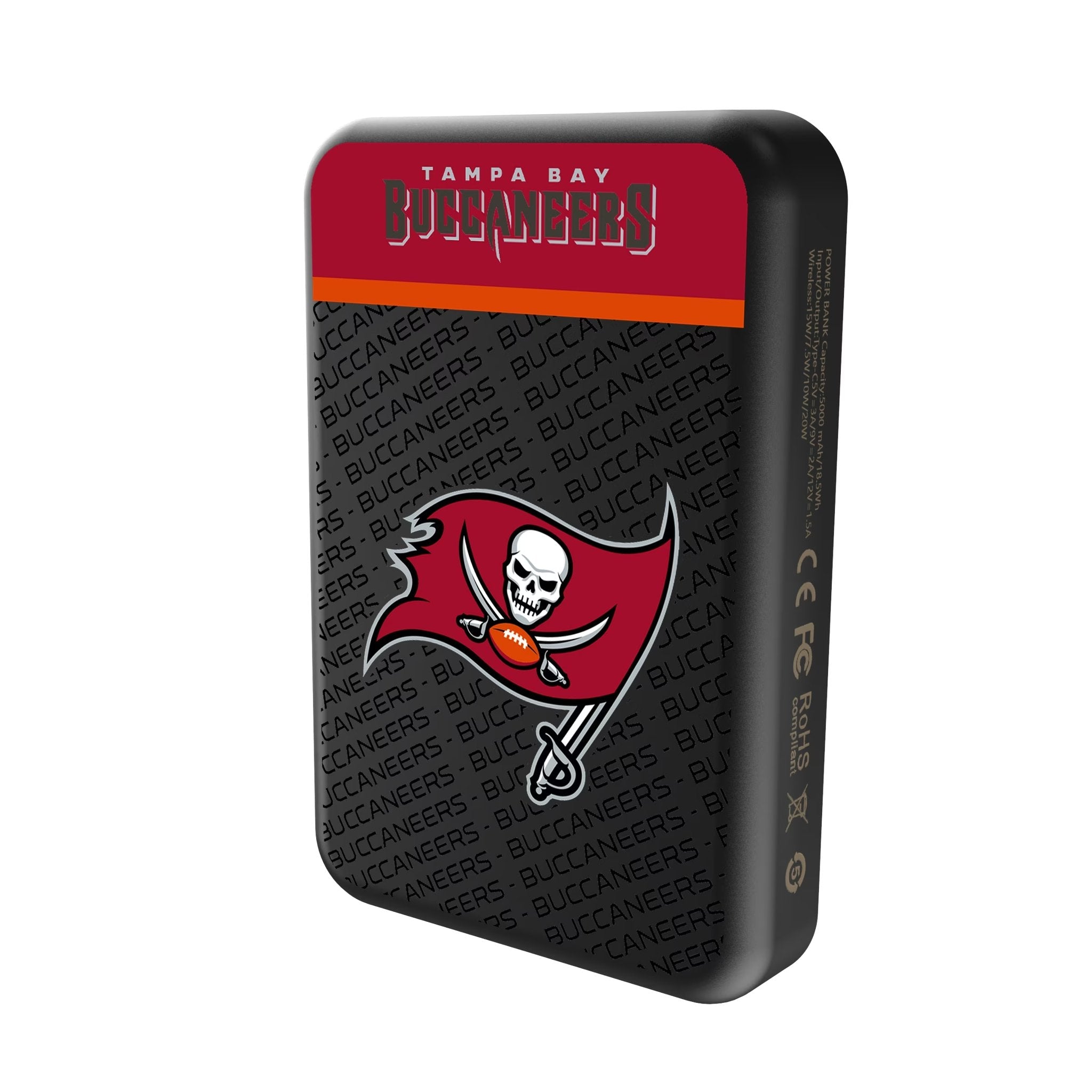 Tampa Bay Buccaneers Endzone Plus Wireless Mag Power Bank