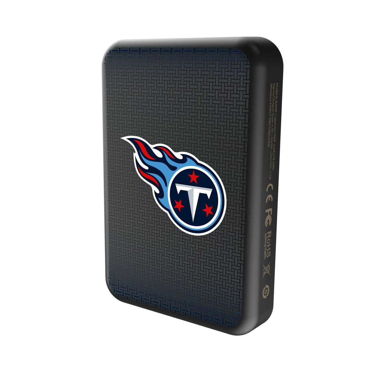 Tennessee Titans Linen Wireless Mag Power Bank 2