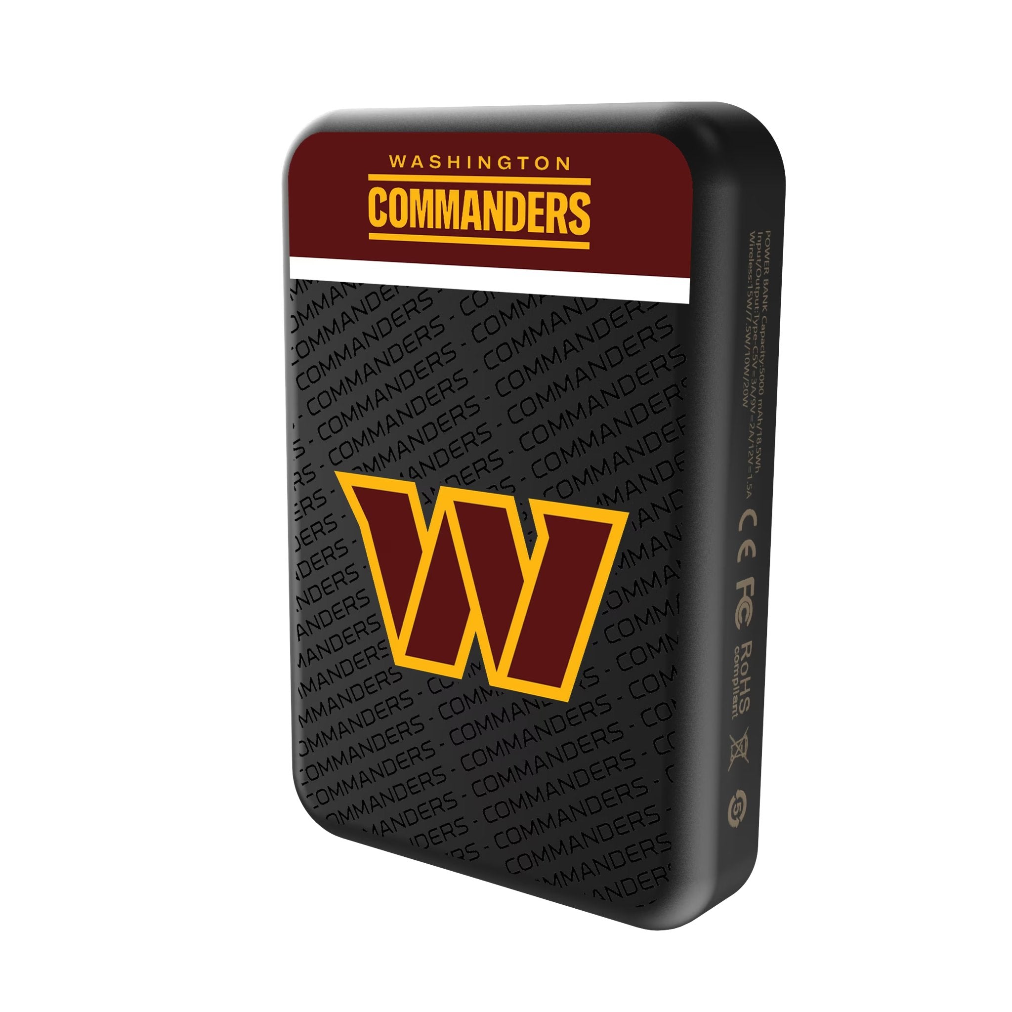 Washington Commanders Endzone Plus Wireless Mag Power Bank 2