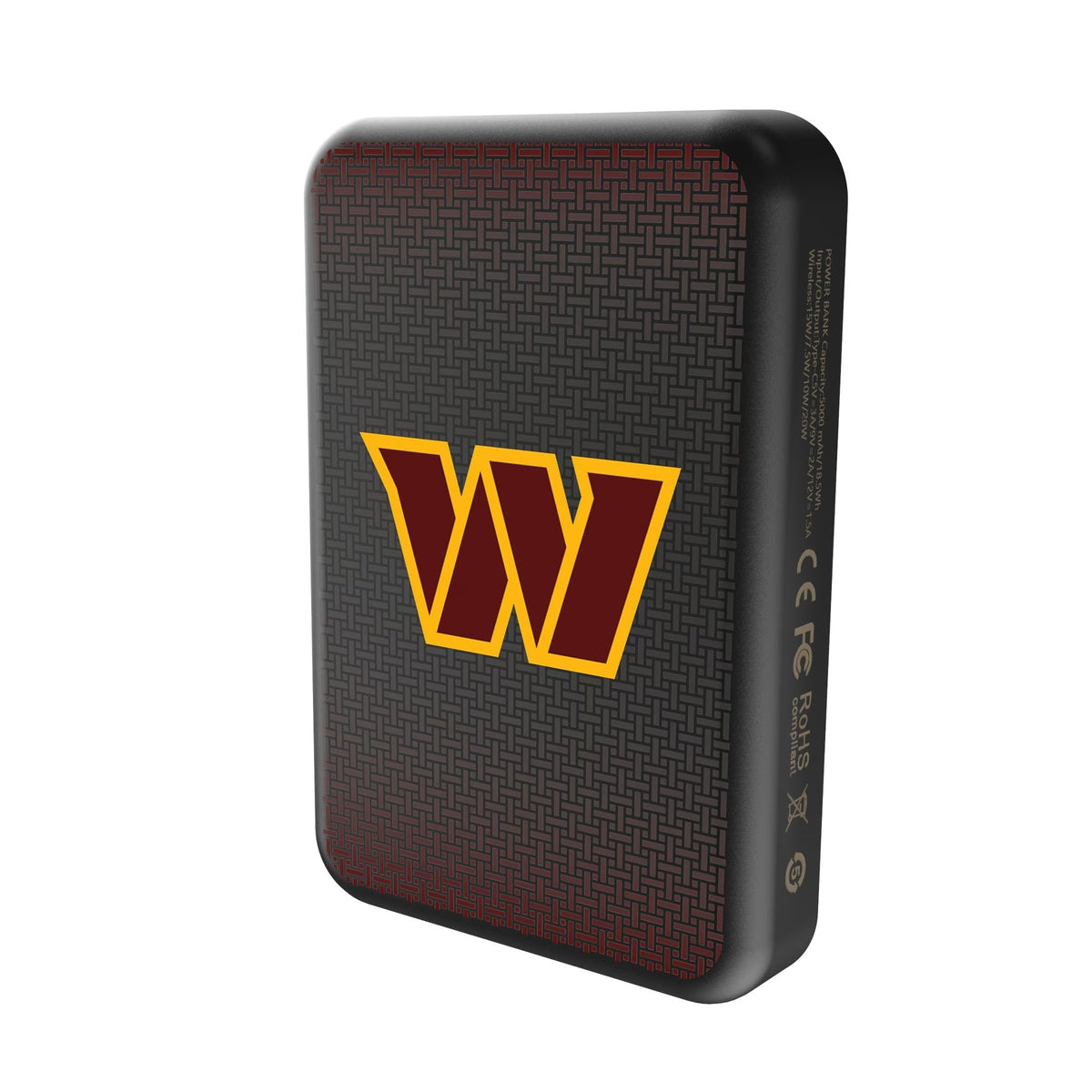Washington Commanders Linen Wireless Mag Power Bank