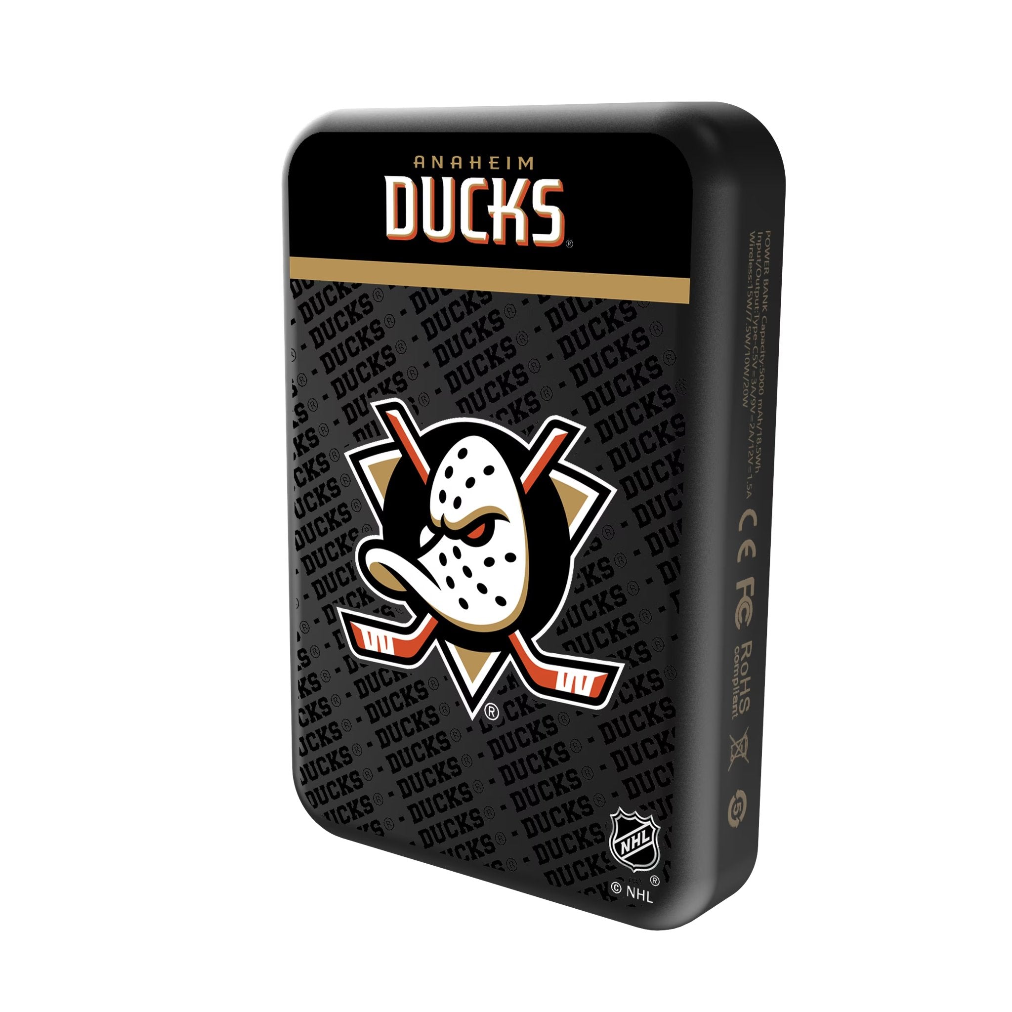 Anaheim Ducks Endzone Plus Wireless Mag Power Bank