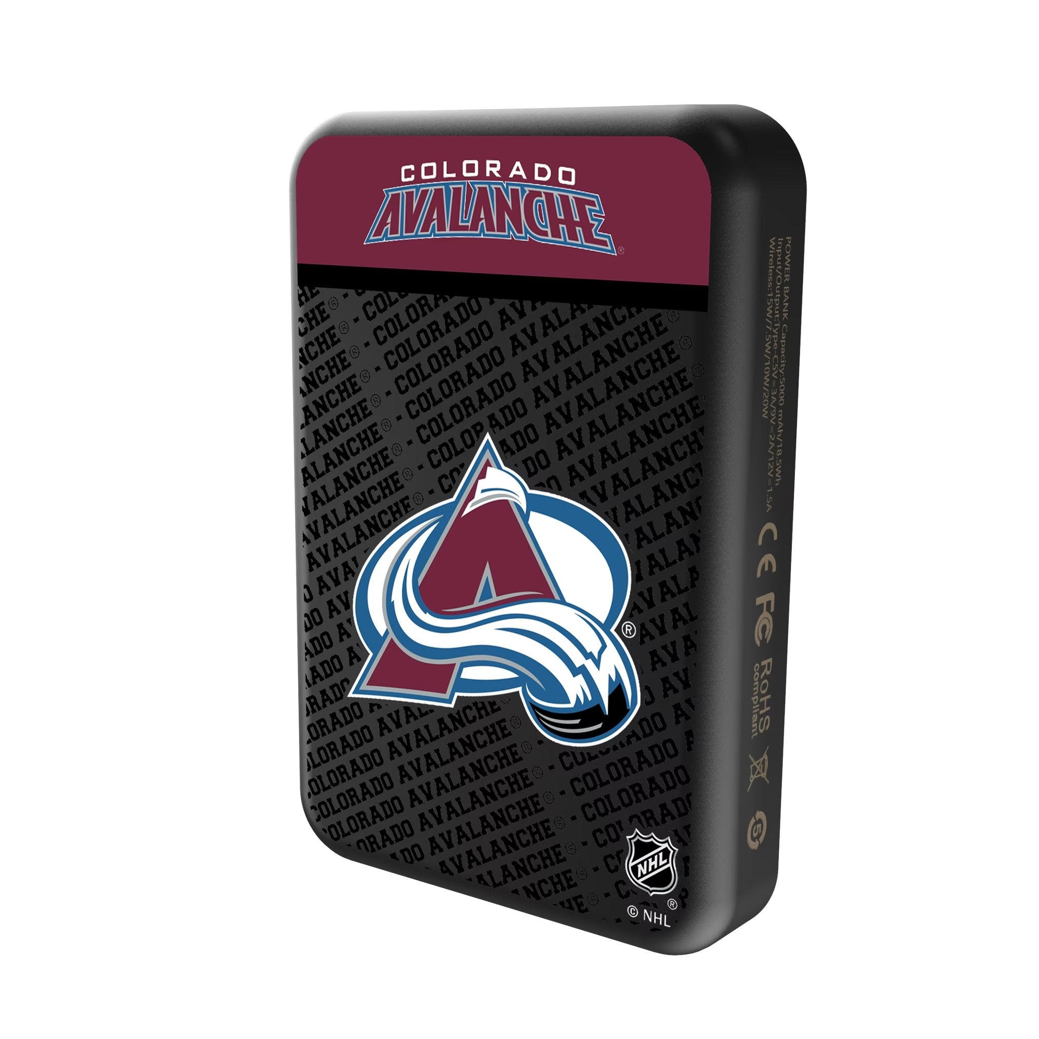 Colorado Avalanche Endzone Plus Wireless Mag Power Bank