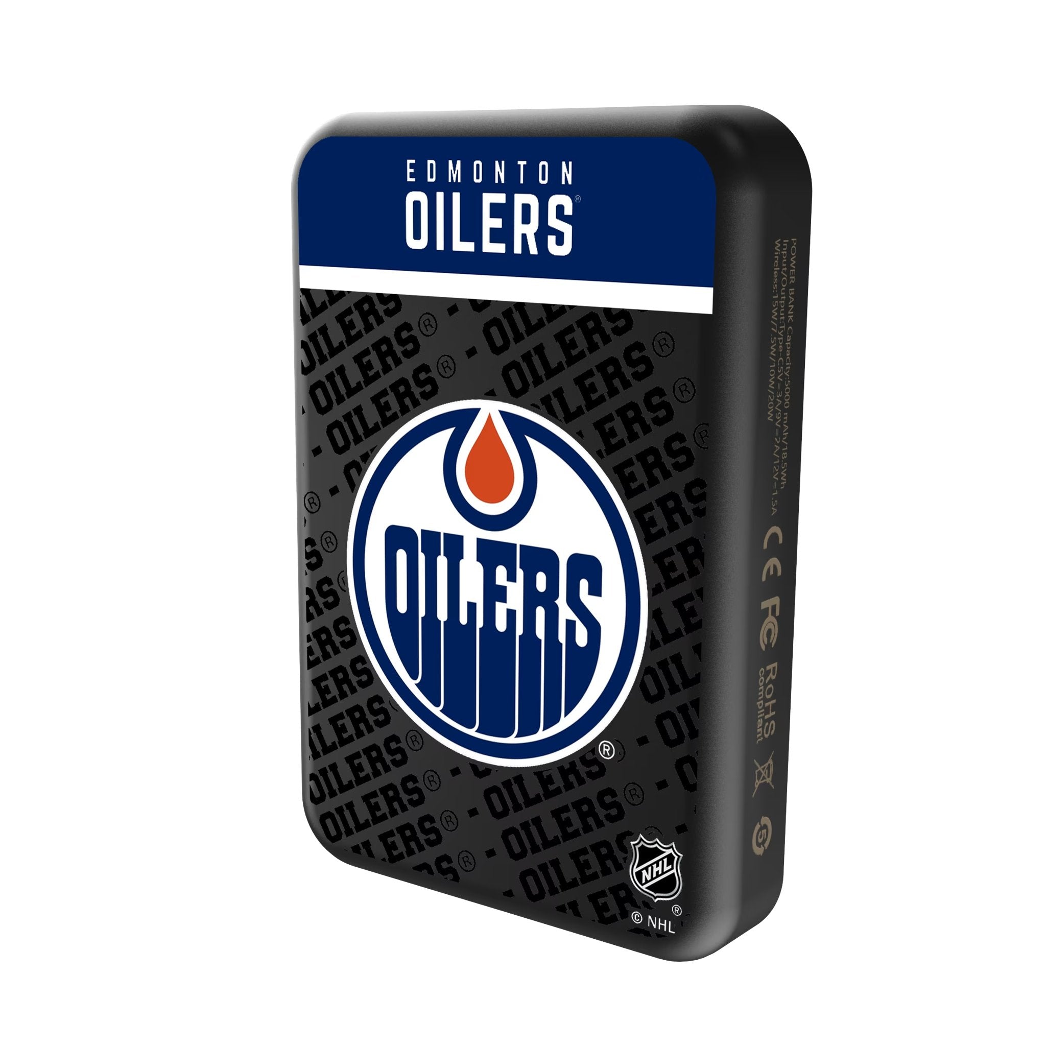 Edmonton Oilers Endzone Plus Wireless Mag Power Bank
