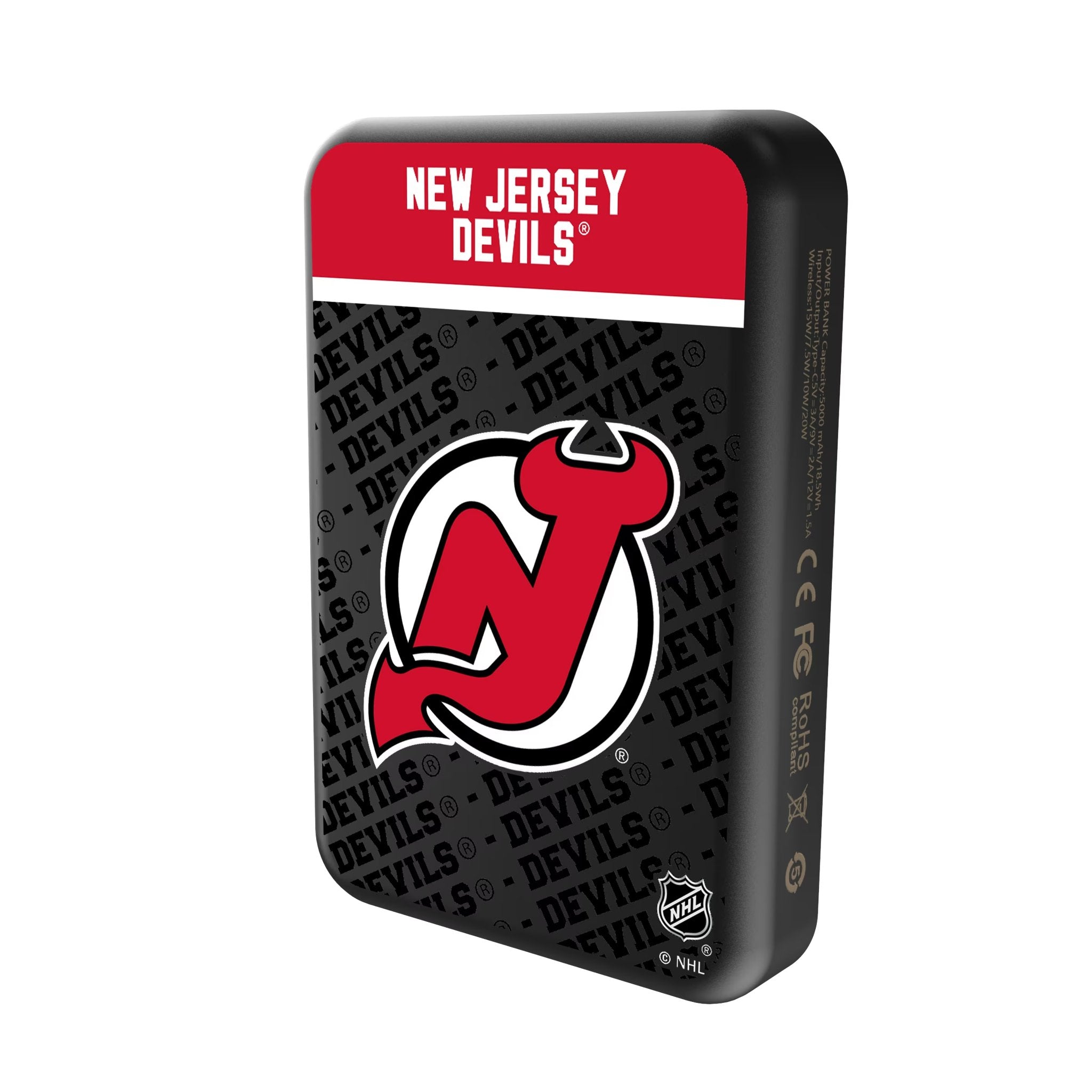 New Jersey Devils Endzone Plus Wireless Mag Power Bank