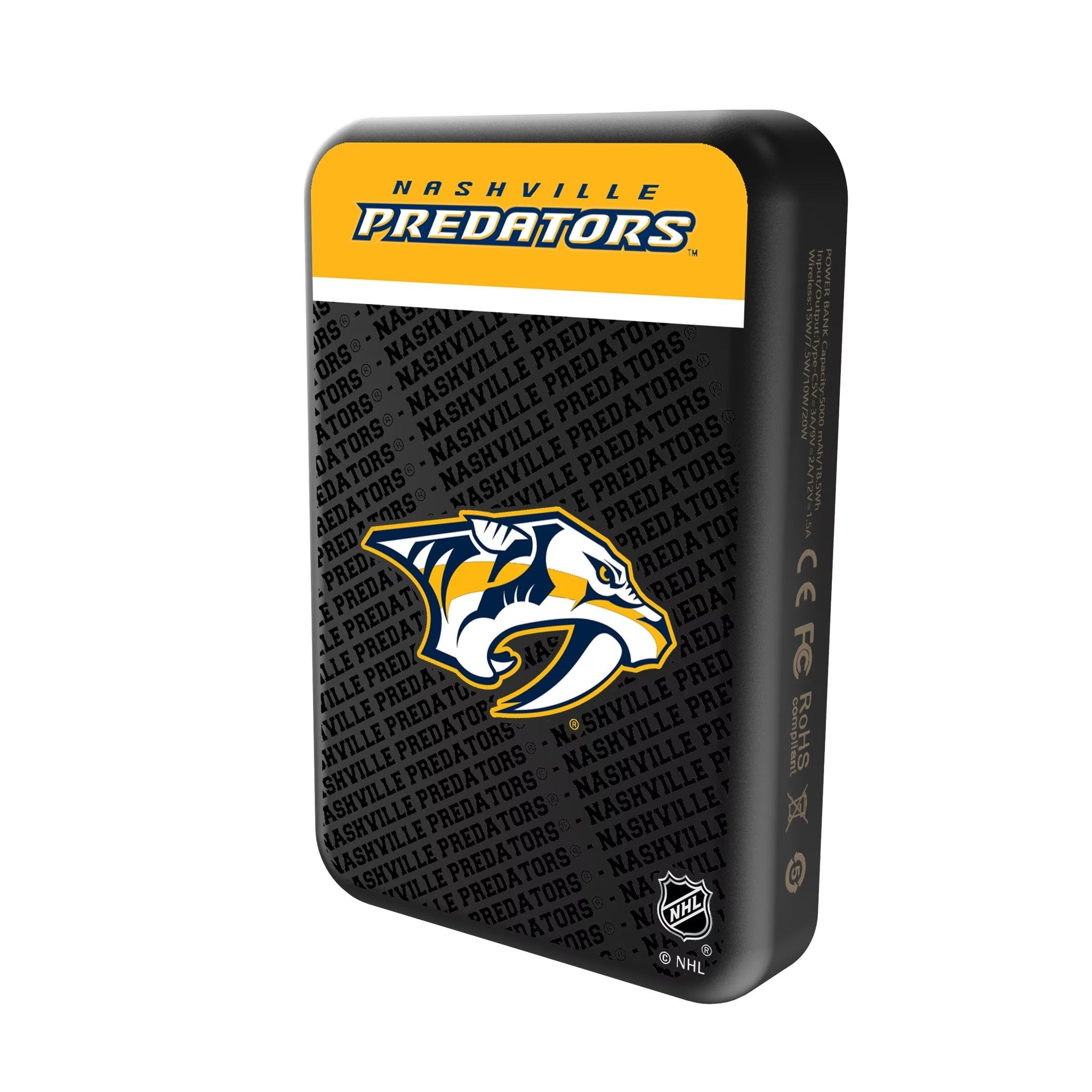 Nashville Predators Endzone Plus Wireless Mag Power Bank