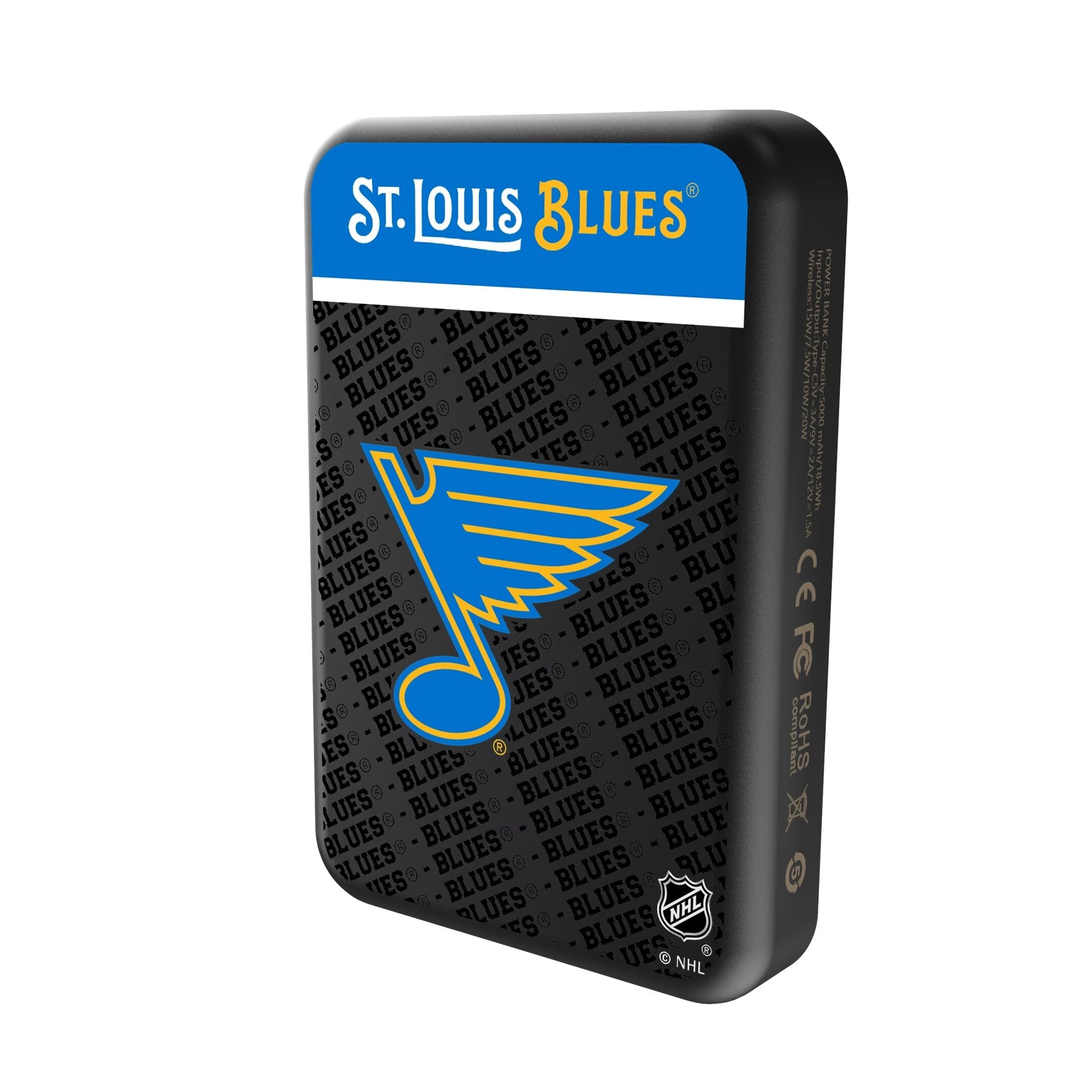 St. Louis Blues Endzone Plus Wireless Mag Power Bank