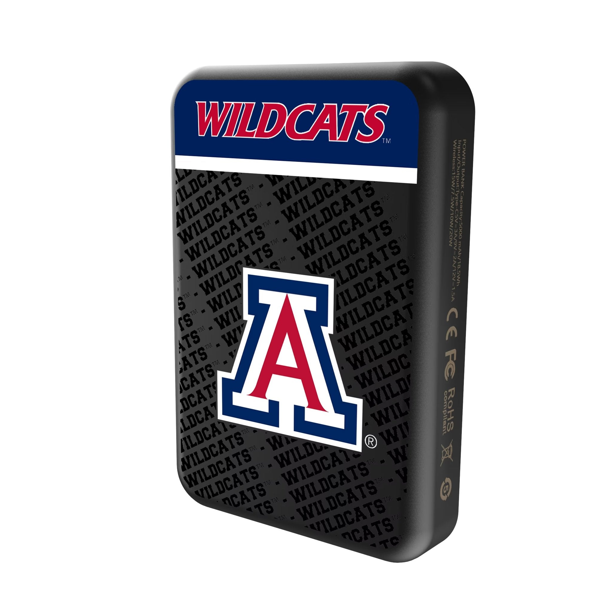 University of Arizona Wildcats Endzone Plus Wireless Mag Power Bank 2