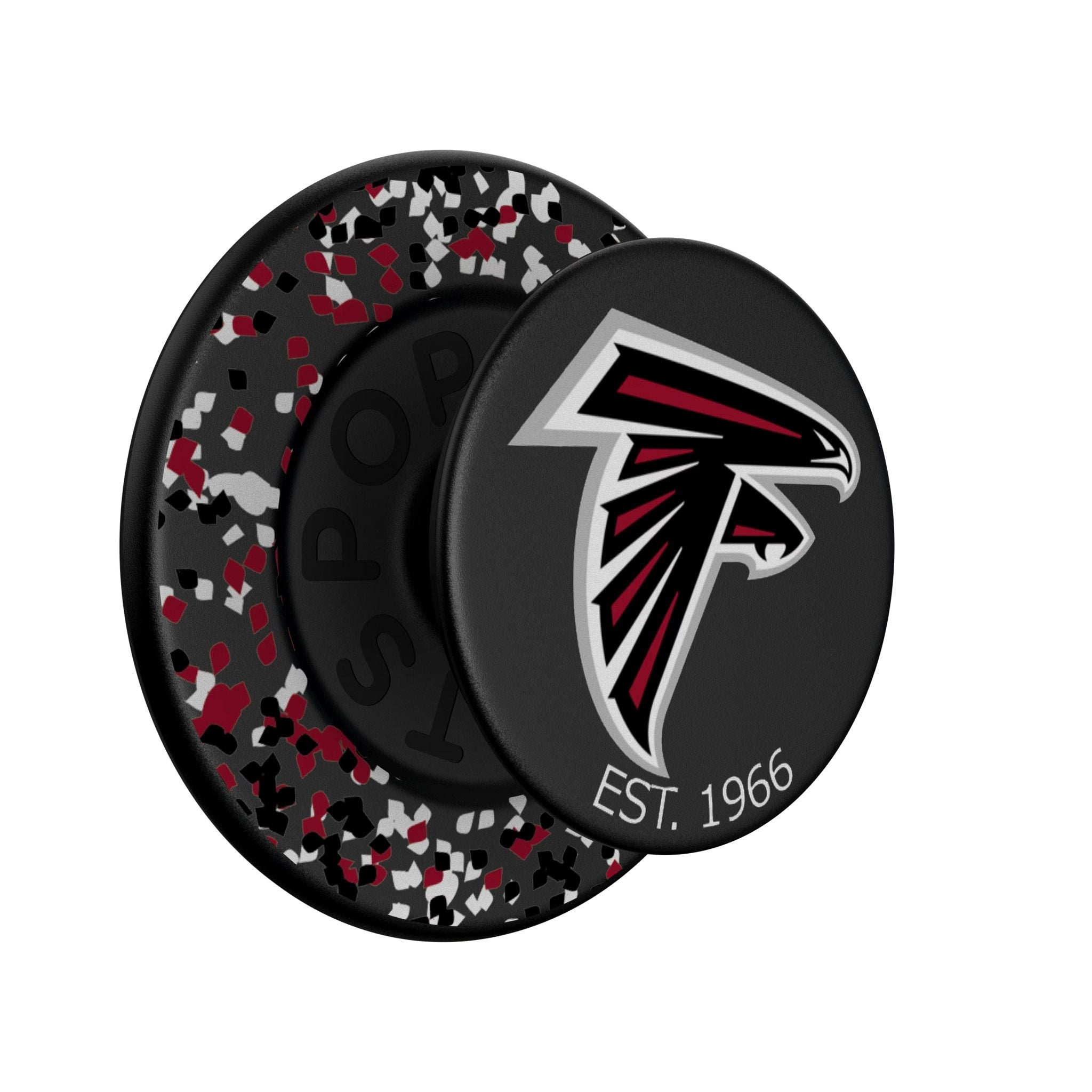 Atlanta Falcons Confetti PopSockets Magnetic Phone Grip and Stand