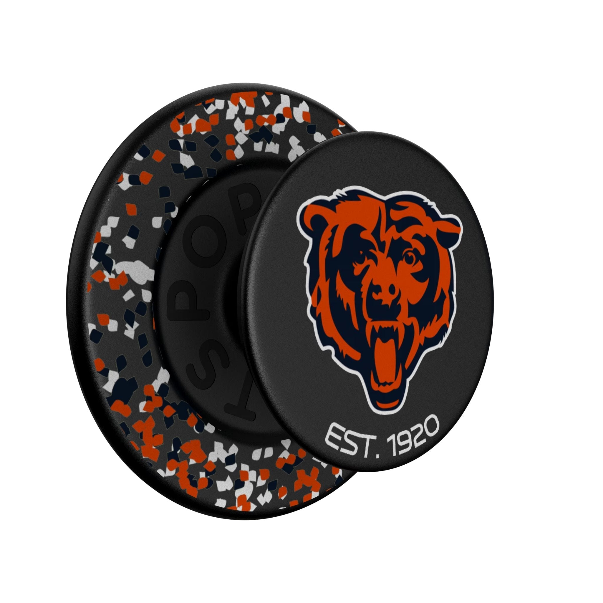Chicago Bears Confetti PopSockets Magnetic Phone Grip and Stand 2