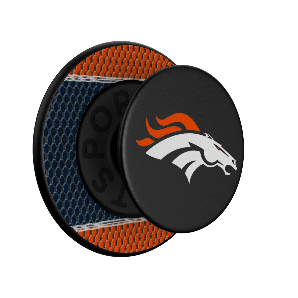 Denver Broncos Mesh PopSockets Magnetic Phone Grip and Stand 2