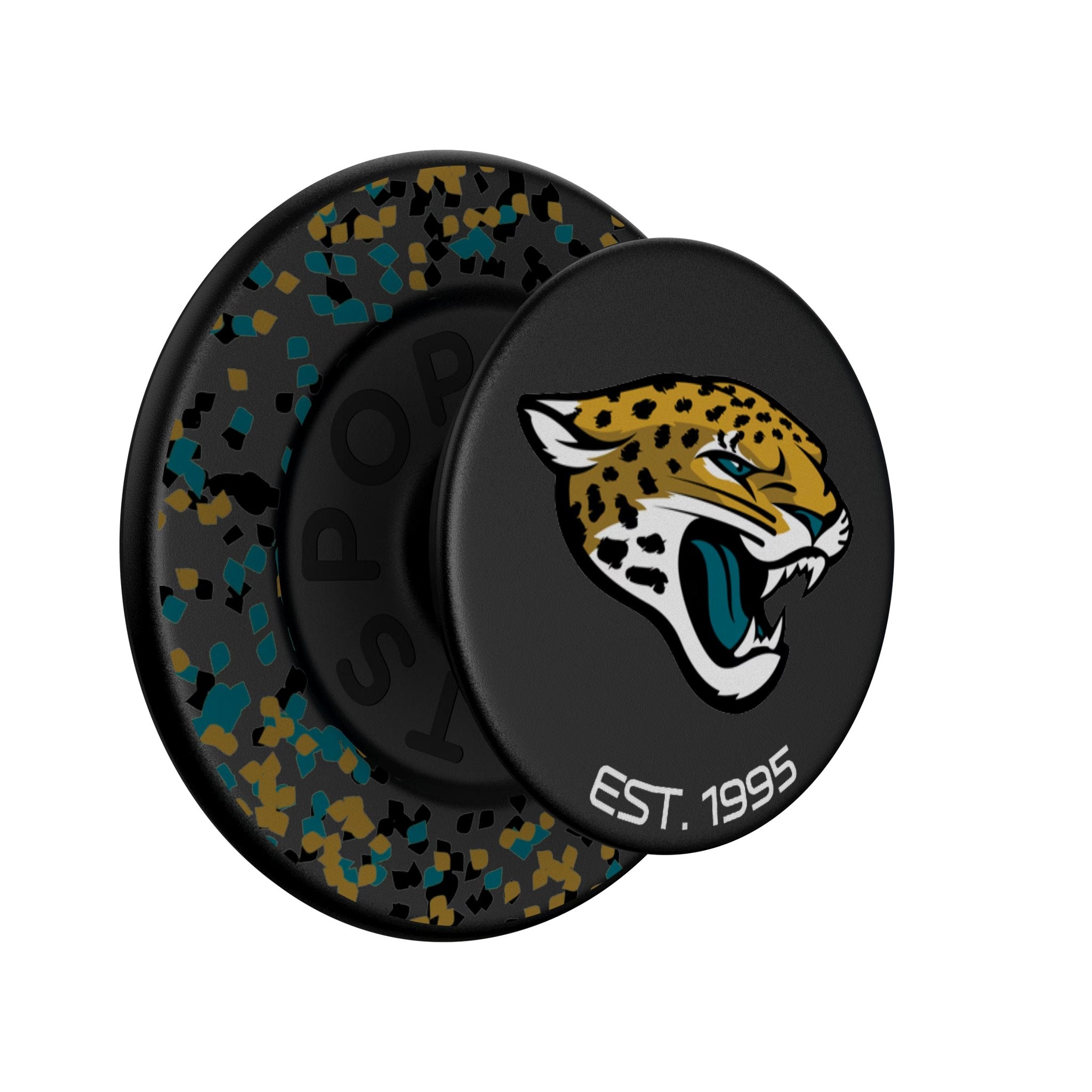 Jacksonville Jaguars Confetti PopSockets Magnetic Phone Grip and Stand 2