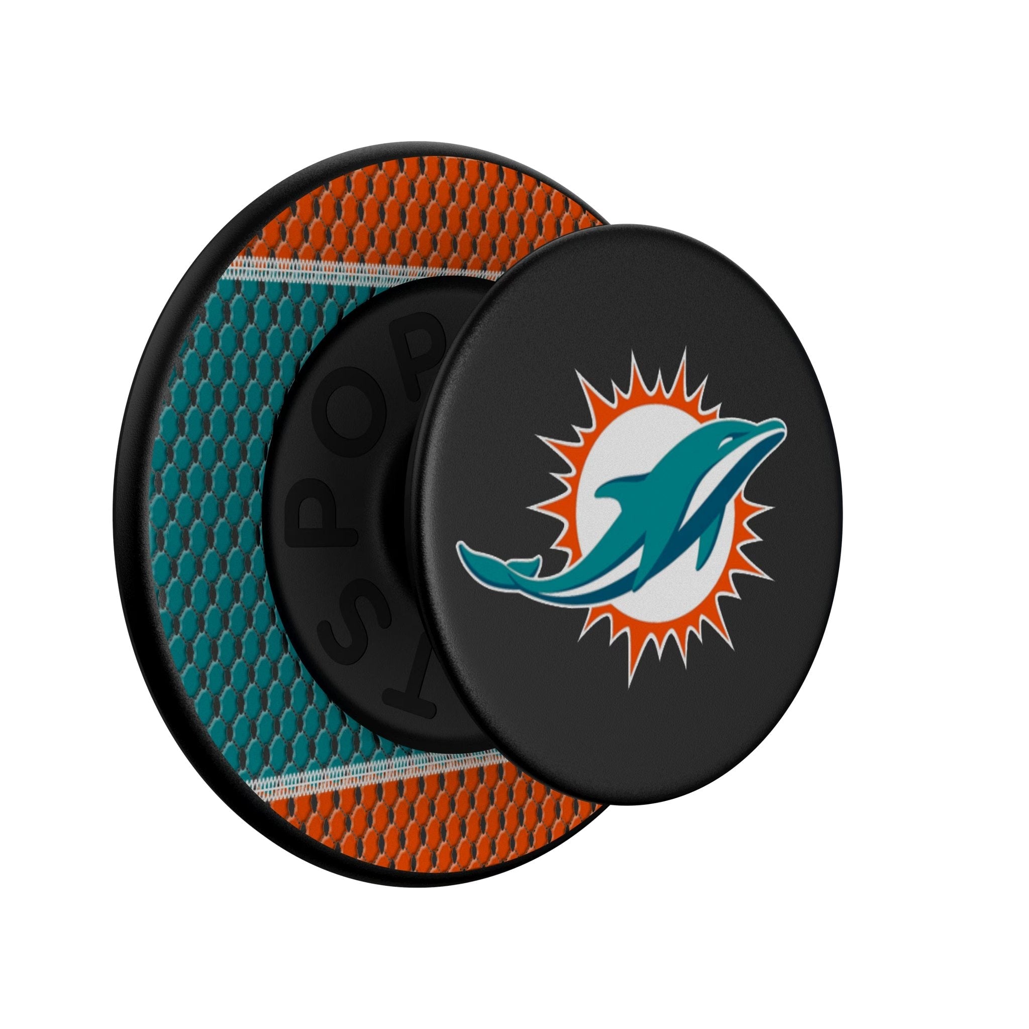 Miami Dolphins Mesh PopSockets Magnetic Phone Grip and Stand 2