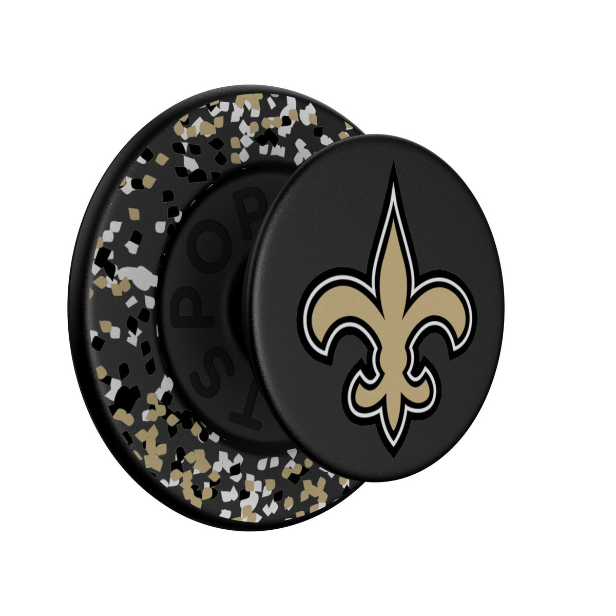 New Orleans Saints Confetti PopSockets Magnetic Phone Grip and Stand 2