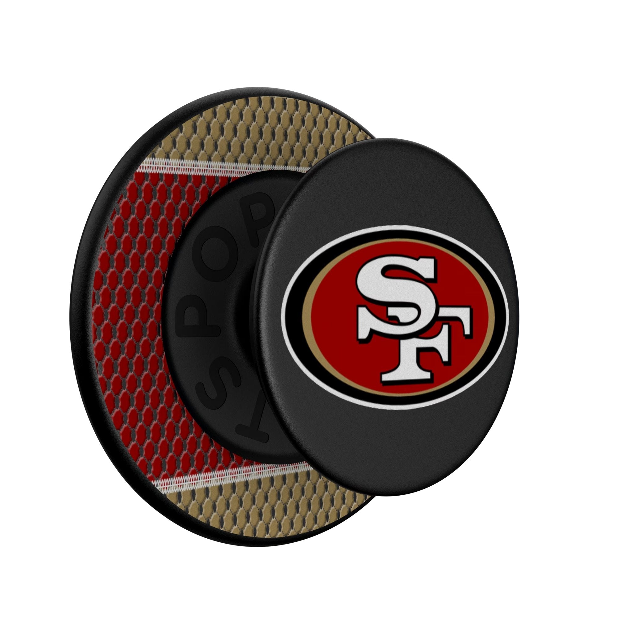 San Francisco 49ers Mesh PopSockets Magnetic Phone Grip and Stand 2