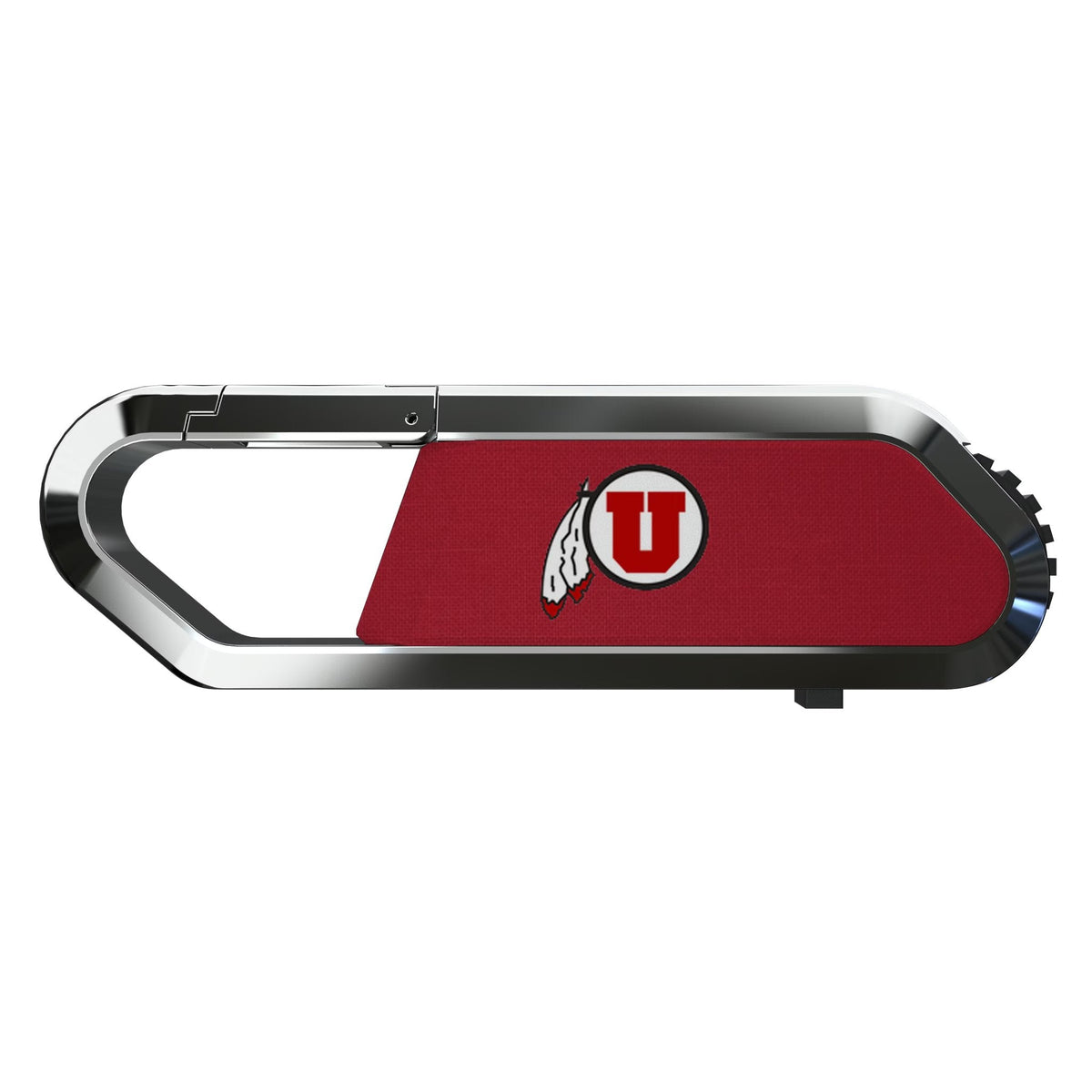University of Utah Utes Solid USB 64GB Clip Style Flash Drive