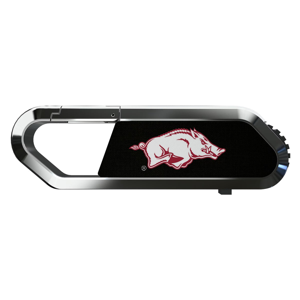 University of Arkansas Fayetteville Razorbacks Solid USB 64GB Clip Style Flash Drive 1