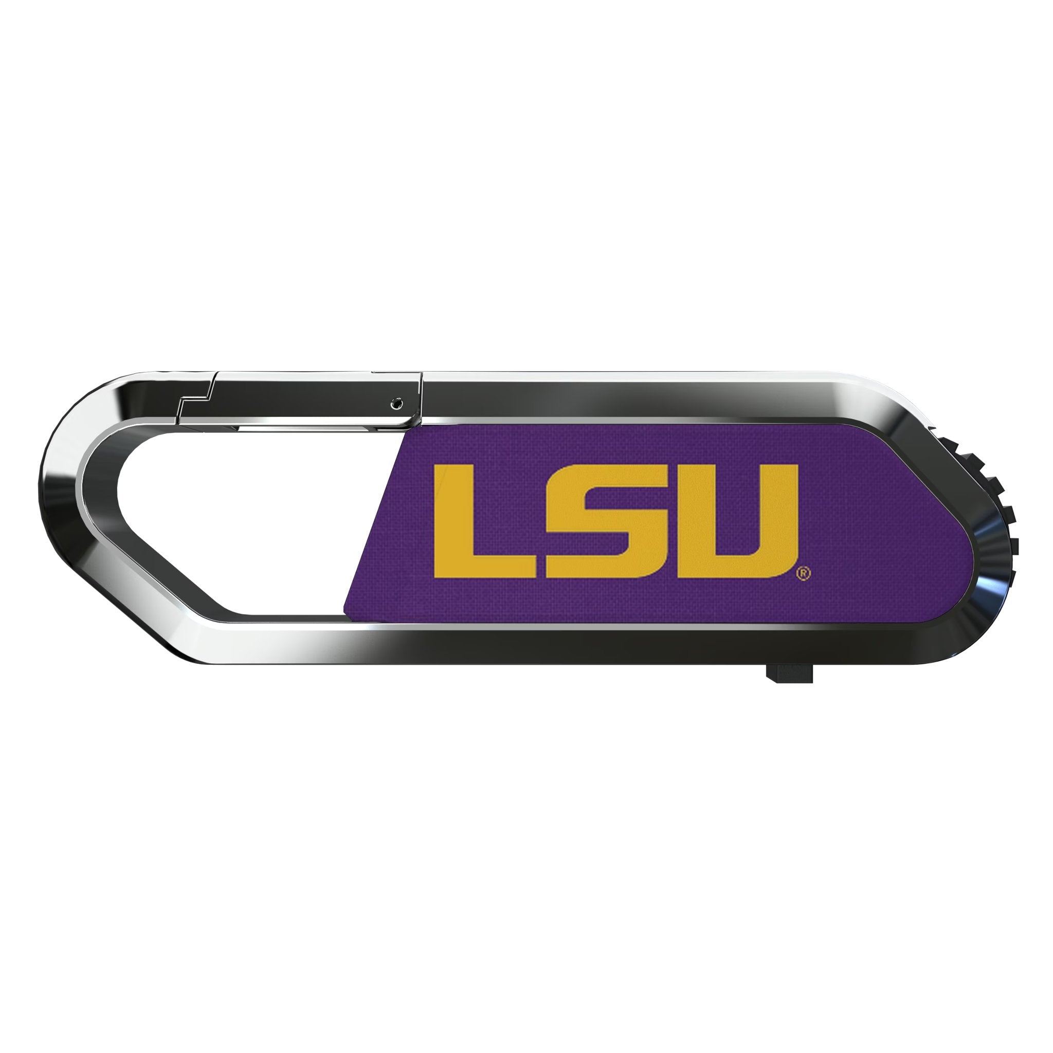 Louisiana State University Tigers Solid USB 64GB Clip Style Flash Drive