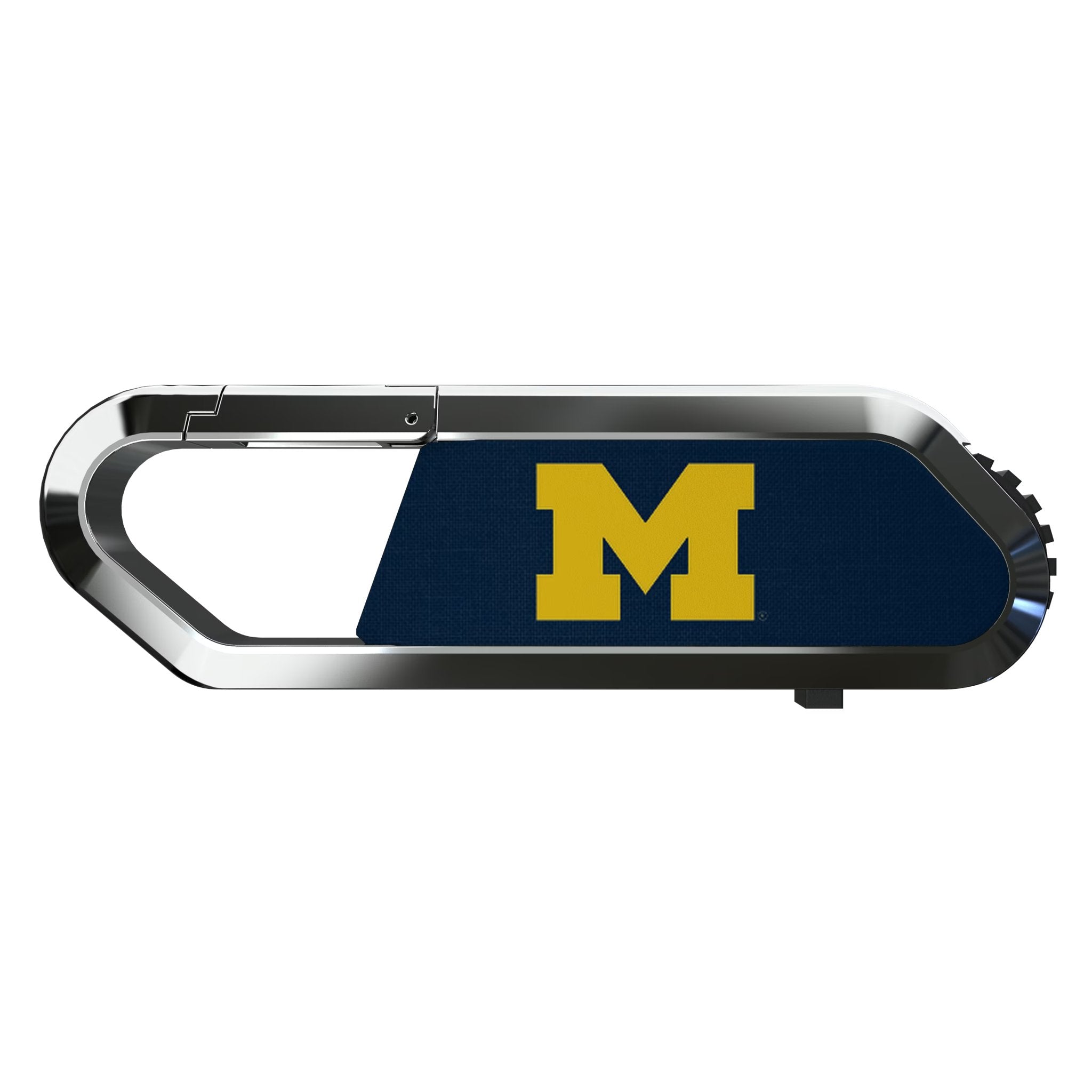 University of Michigan Wolverines Solid USB 64GB Clip Style Flash Drive