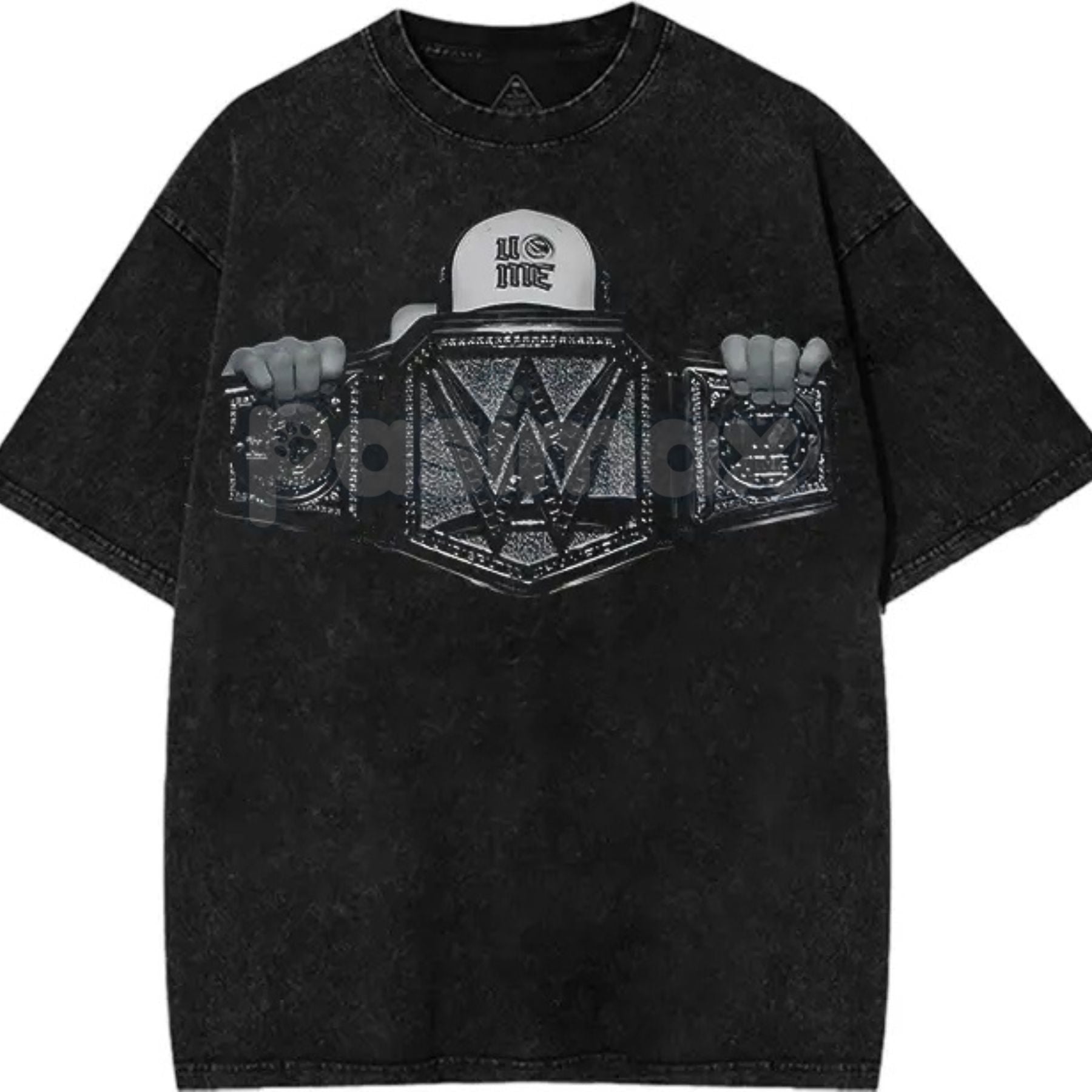 John Cena "The Last Real Champ" T-Shirt – Vintage Washed Oversized Cotton Graphic Tee, WWE Retro 2