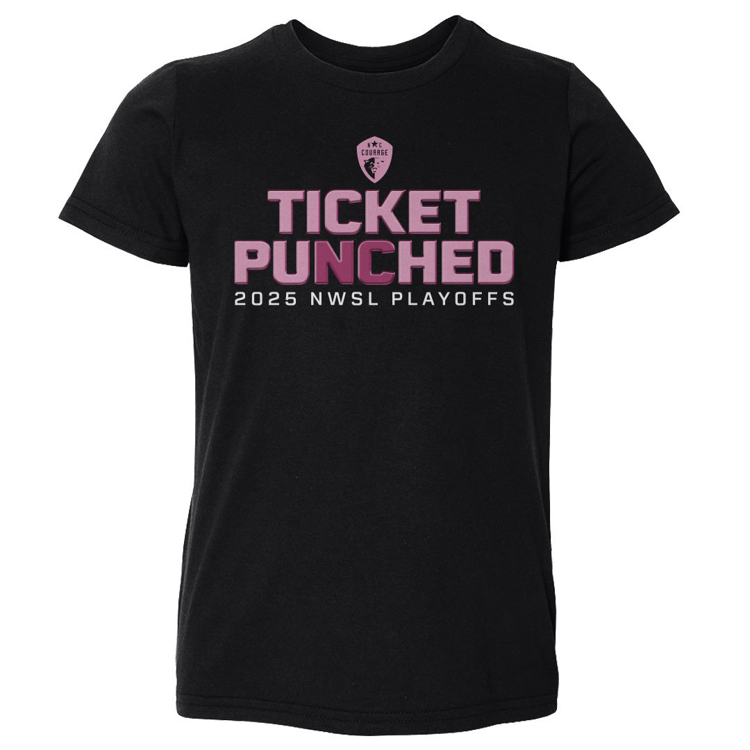 North Carolina Courage Ticket Punched 2025 WHT