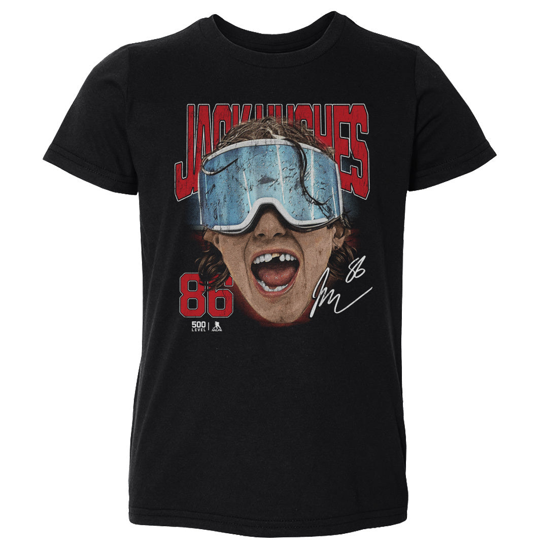 Jack Hughes New Jersey Goggles