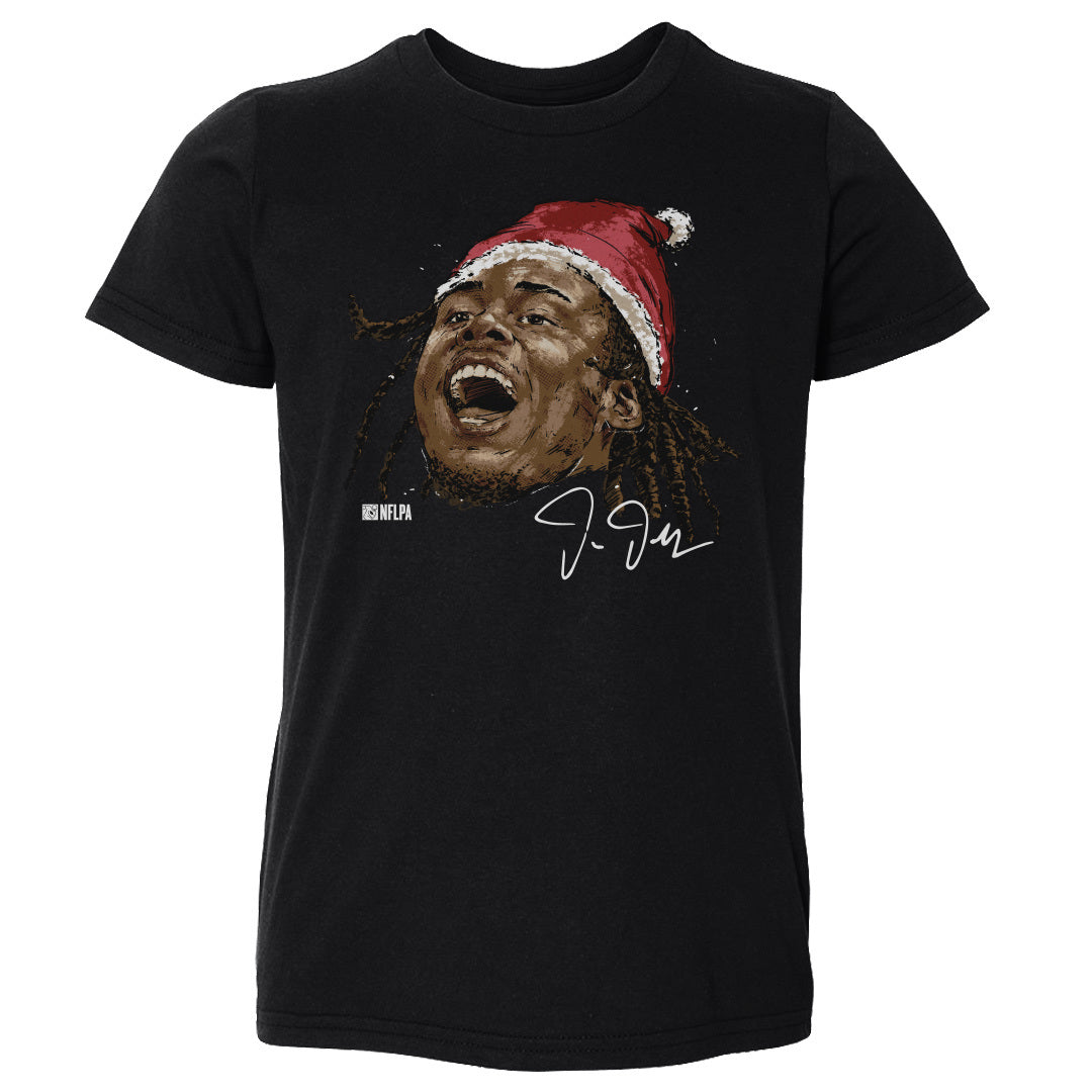 Justin Jefferson Minnesota Portrait Santa Hat