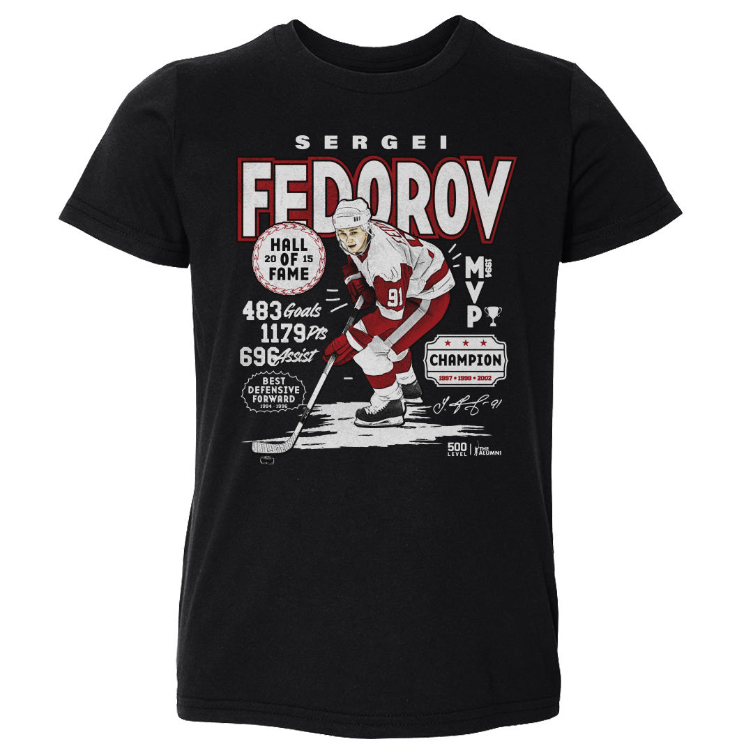 Sergei Fedorov Detroit Vintage Stats