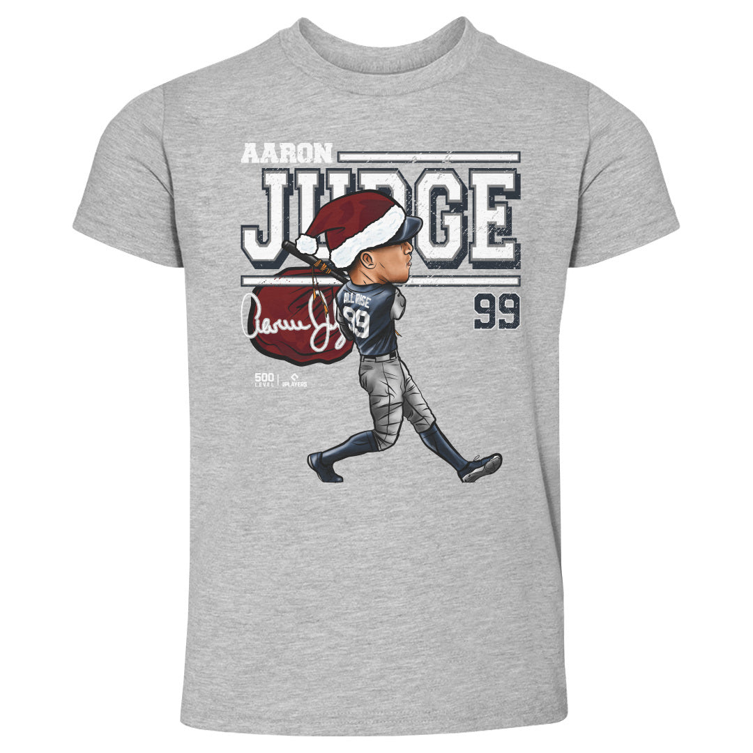Aaron Judge New York Y Cartoon Santa Hat