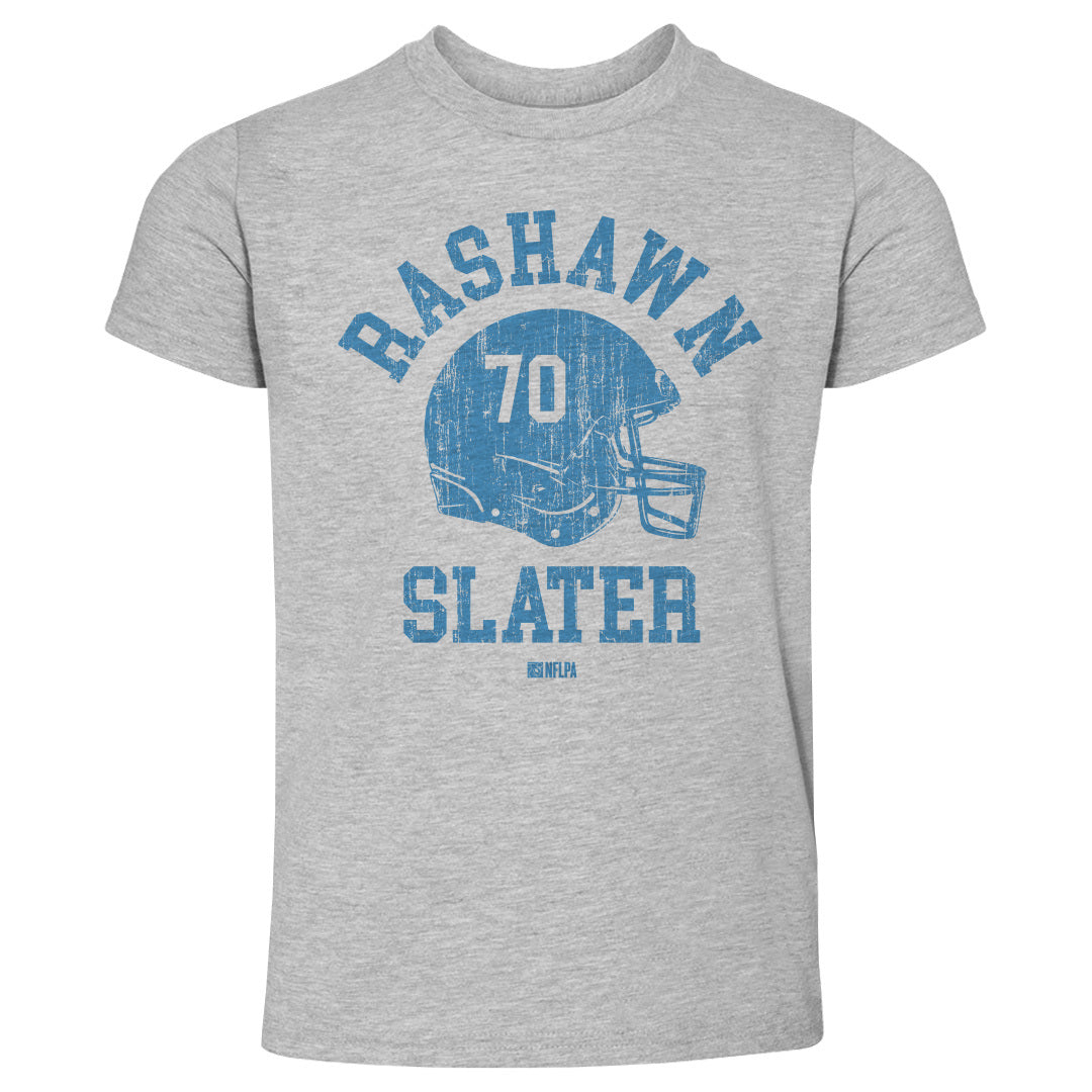 Rashawn Slater Los Angeles C Helmet Font 1