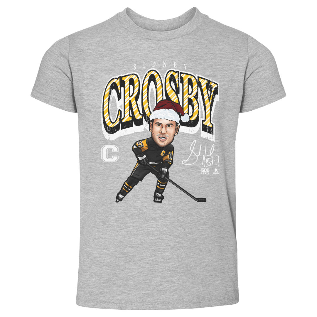 Sidney Crosby Pittsburgh Cartoon Santa Hat