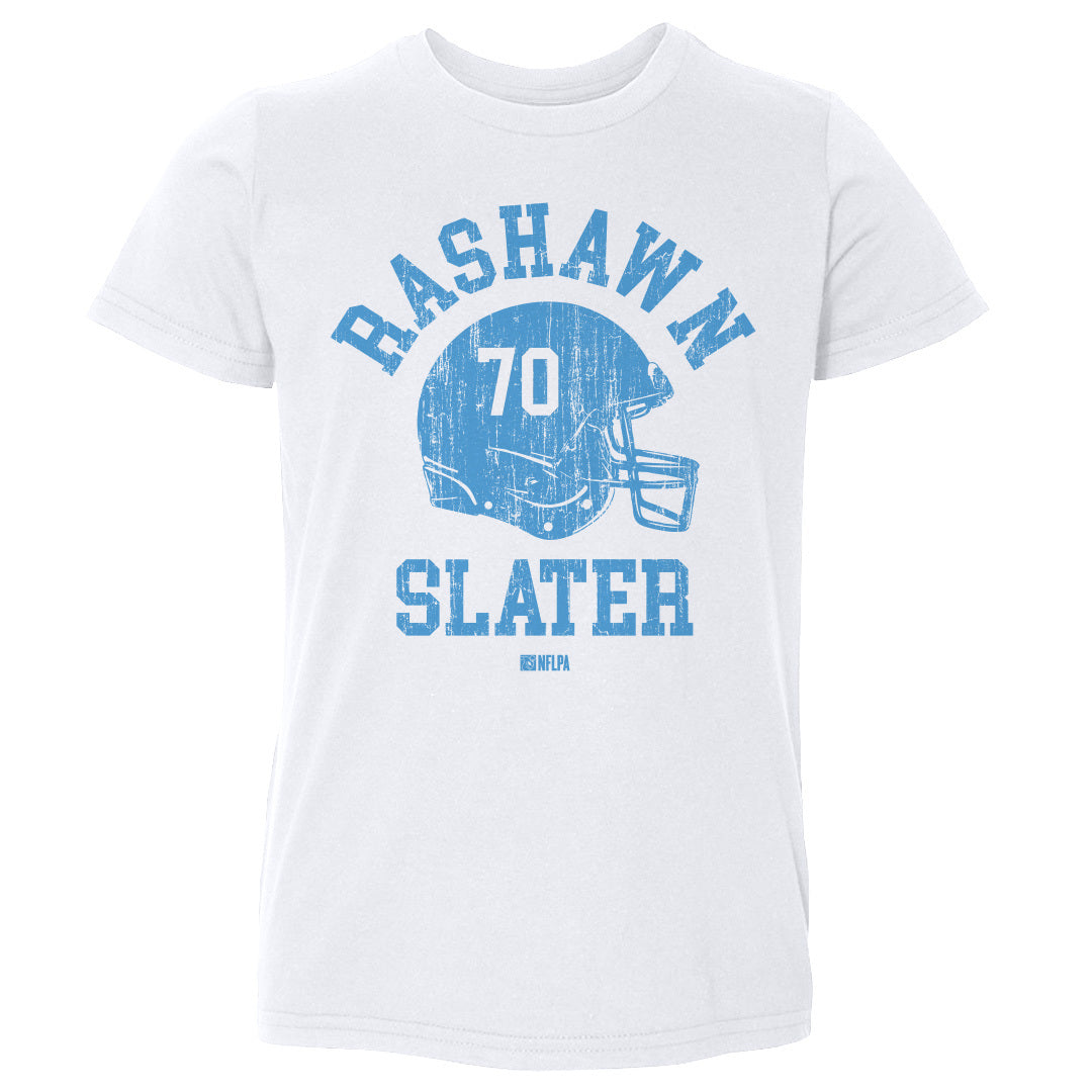 Rashawn Slater Los Angeles C Helmet Font 2